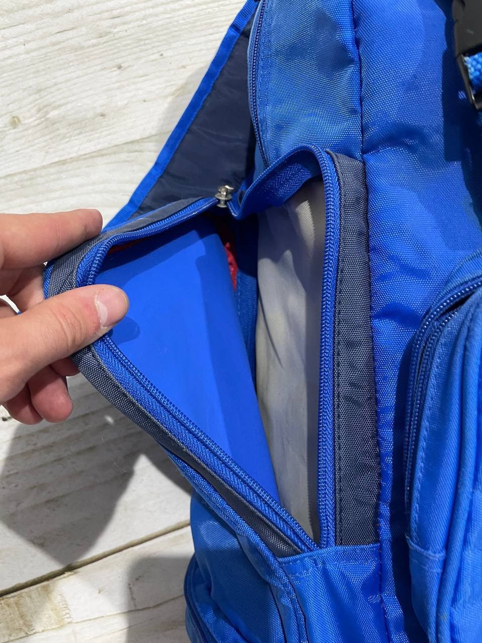 Nike Vintage Nike Backpack 90s Swoosh Size ONE SIZE - 18 Thumbnail
