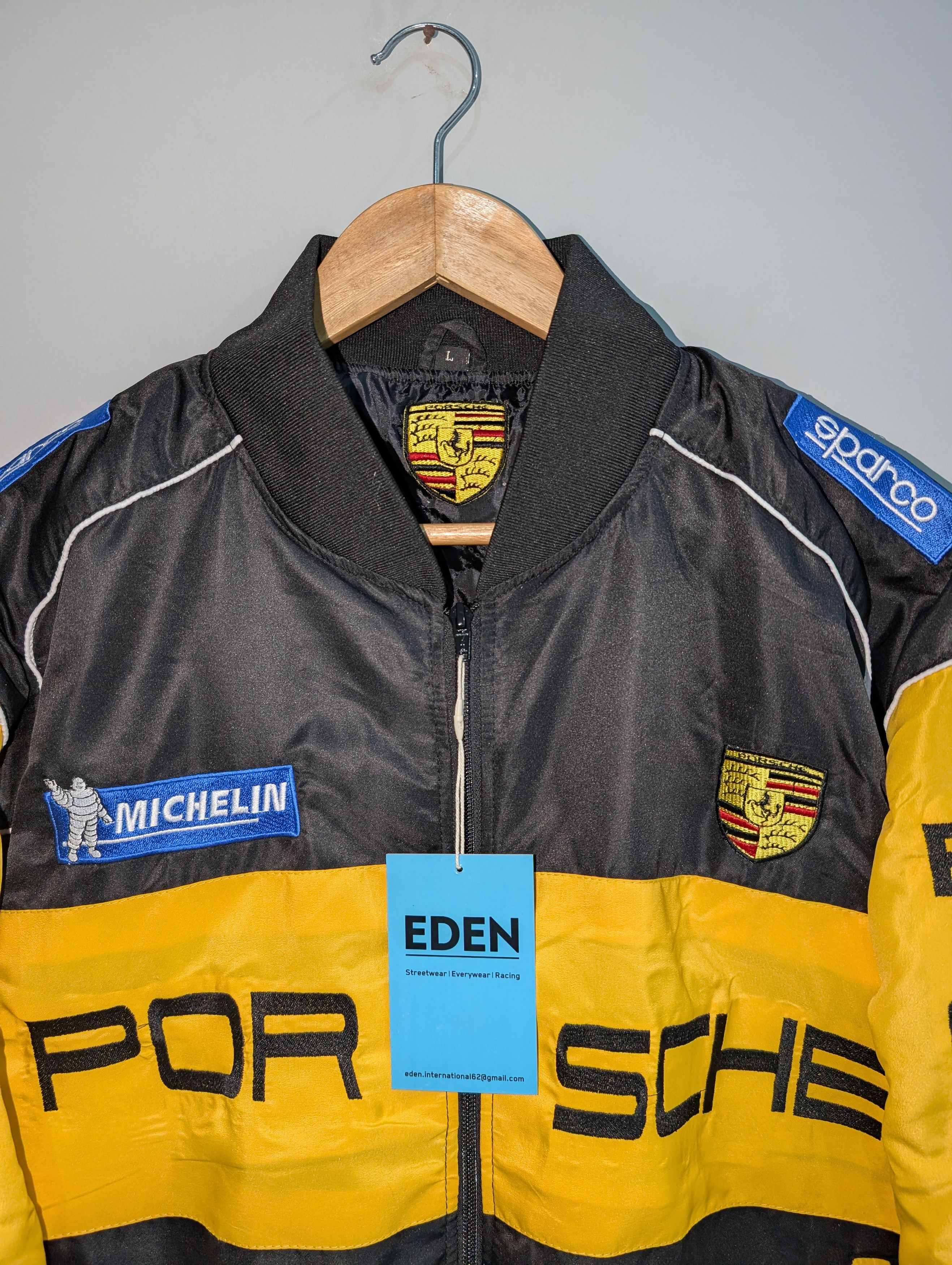 Vintage 🔥Porsche🔥F1 RACING JACKET 90s RETRO STREETWEAR Size M / US 6-8 / IT 42-44 - 6 Thumbnail