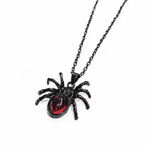 Other Vintage Red Crystal Spider Pendant Necklaces Size ONE SIZE - 2 Thumbnail