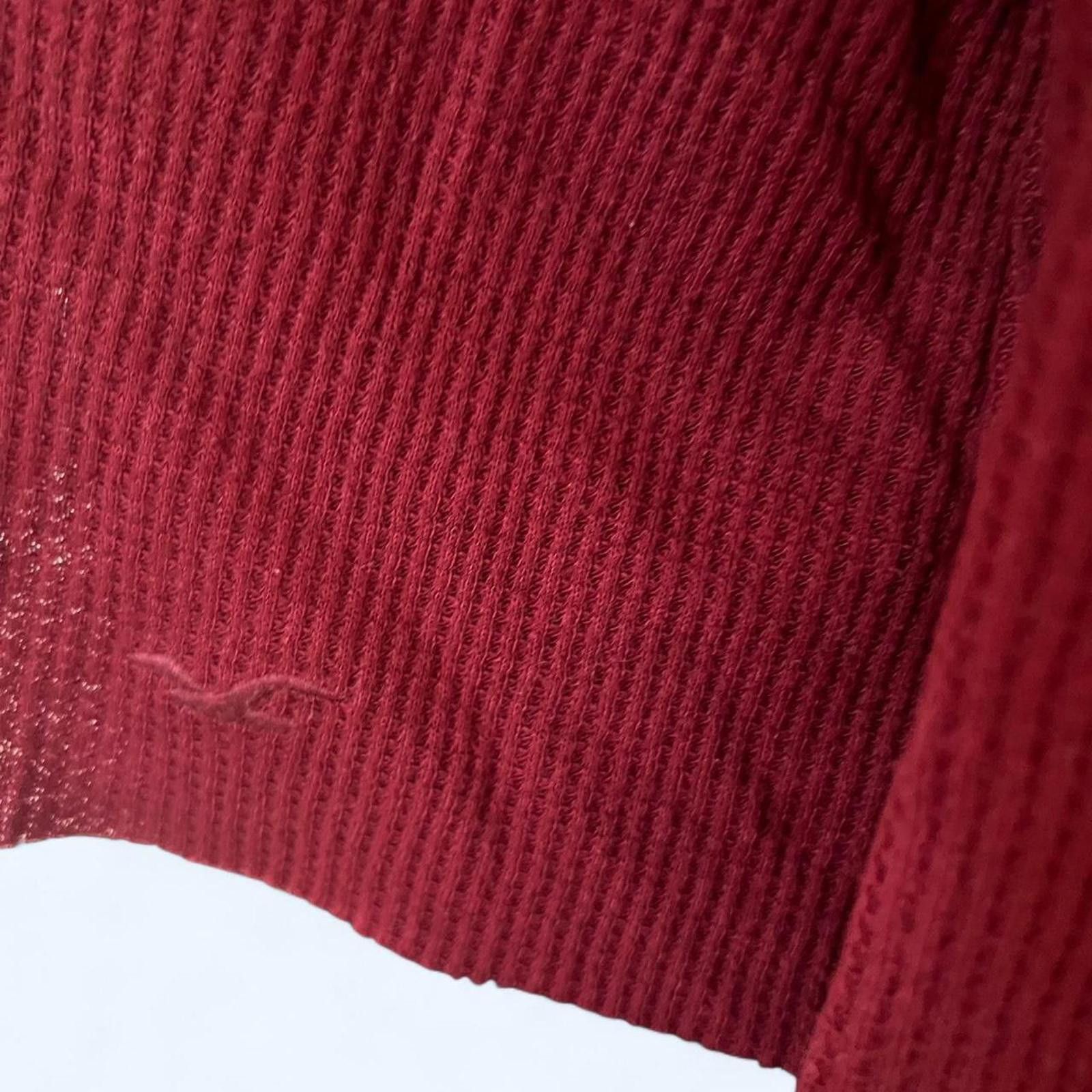 Other Burgundy Hollister Co. cropped boyfriend turtleneck sweater Size XXS / US 00 / IT 34 - 3 Thumbnail