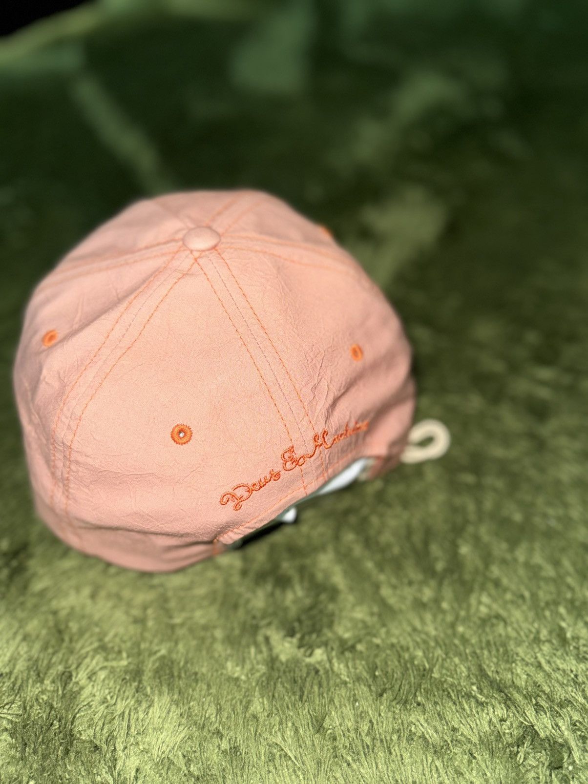 Deus Ex Machina Deus Ex Machina Board & Cycle Embroidered Logo Cap Peach Size ONE SIZE - 4 Thumbnail
