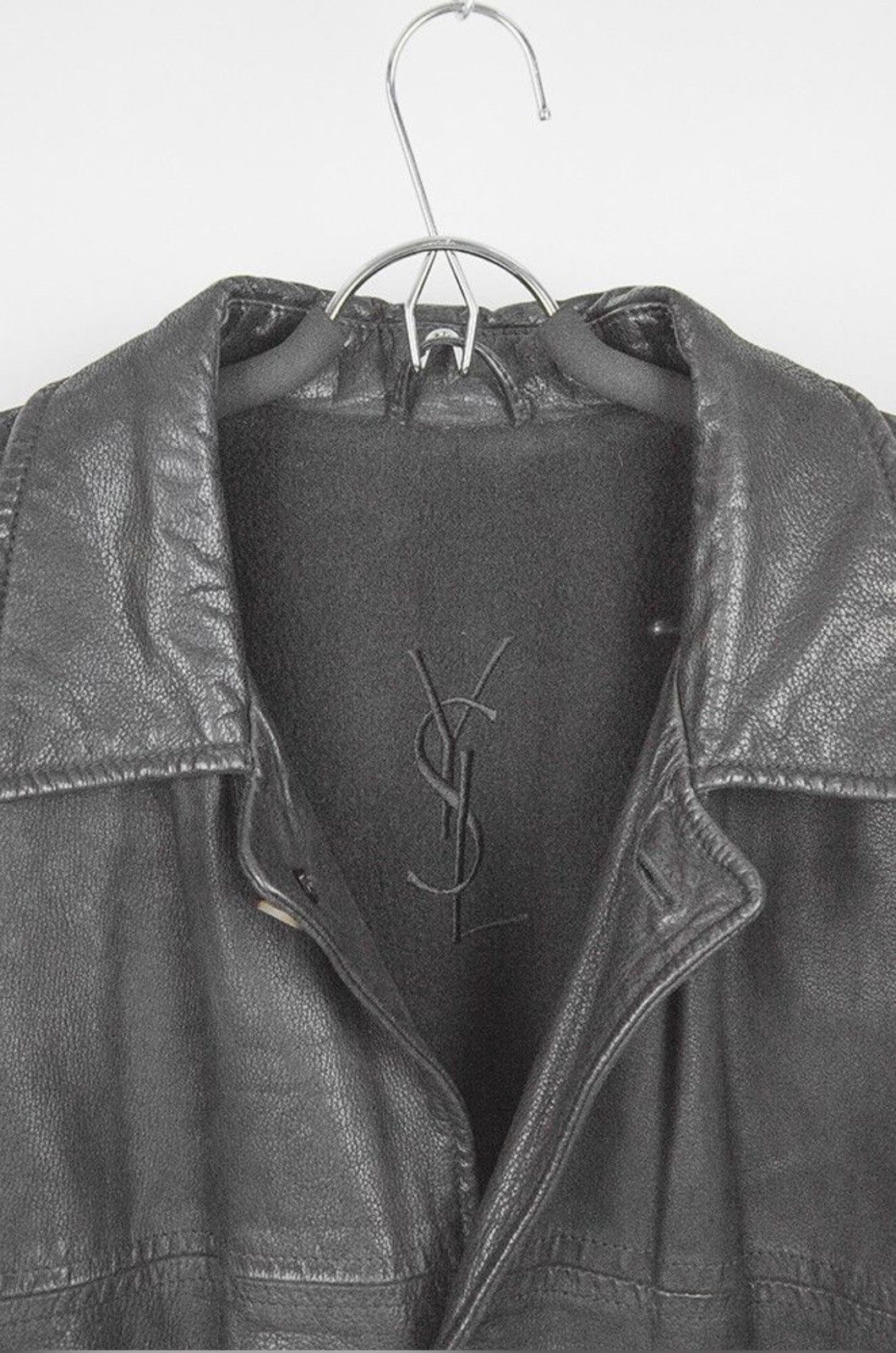 Yves Saint Laurent Vintage 90s YSL Leather jacket Size US L / EU 52-54 / 3 - 4 Thumbnail