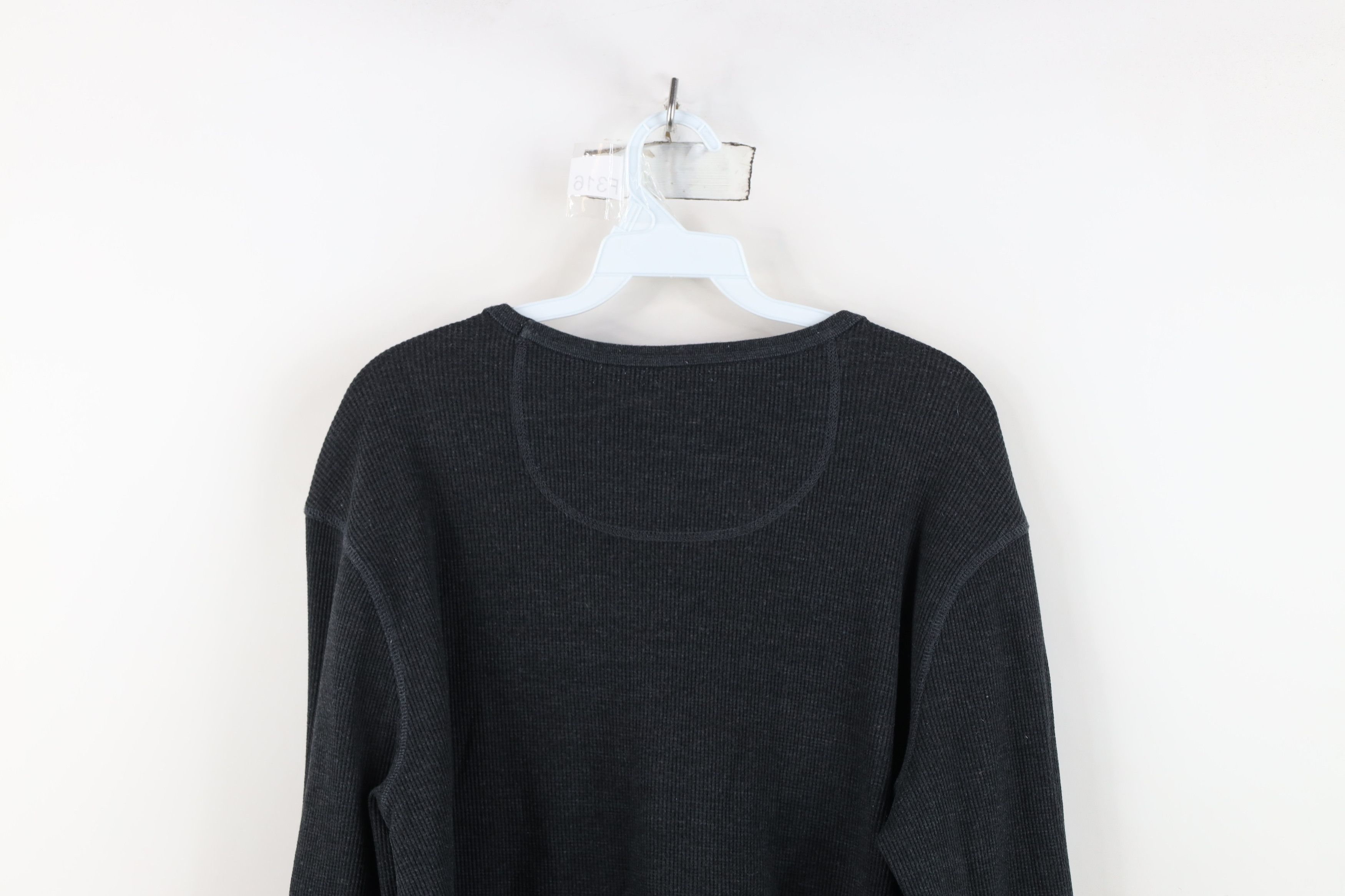 Vintage Y2K Streetwear Blank Thermal Waffle Knit Long Sleeve T-Shirt Size US XL / EU 56 / 4 - 15 Thumbnail