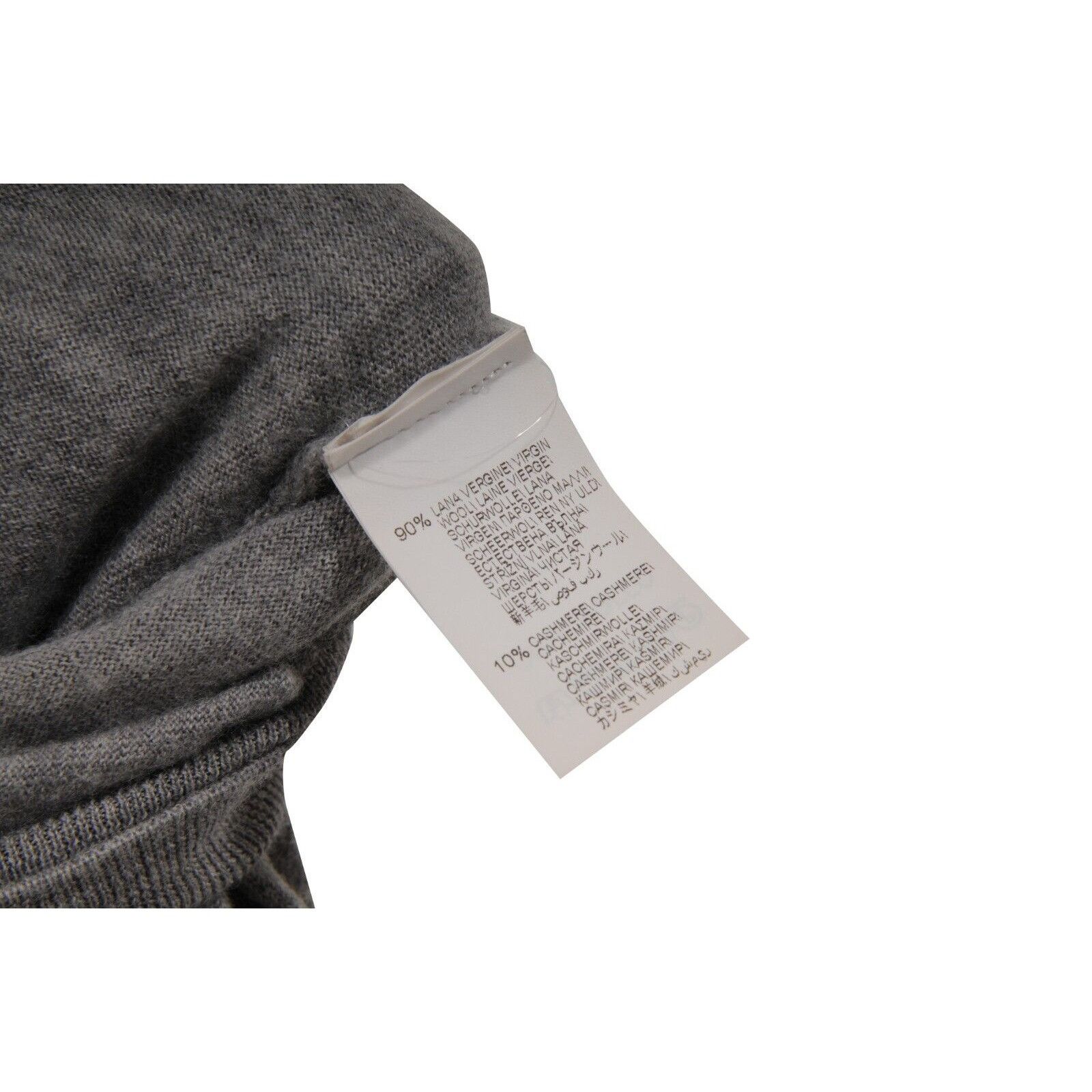 Brunello Cucinelli Turtleneck Sweater Gray Wool Cashmere Size US XL / EU 56 / 4 - 4 Thumbnail