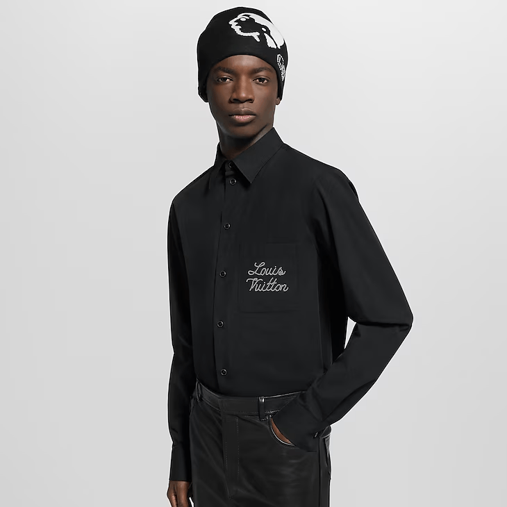Louis Vuitton Embroidered Signature Long-Sleeved Shirt Size US XS / EU 42 / 0 - 2 Thumbnail
