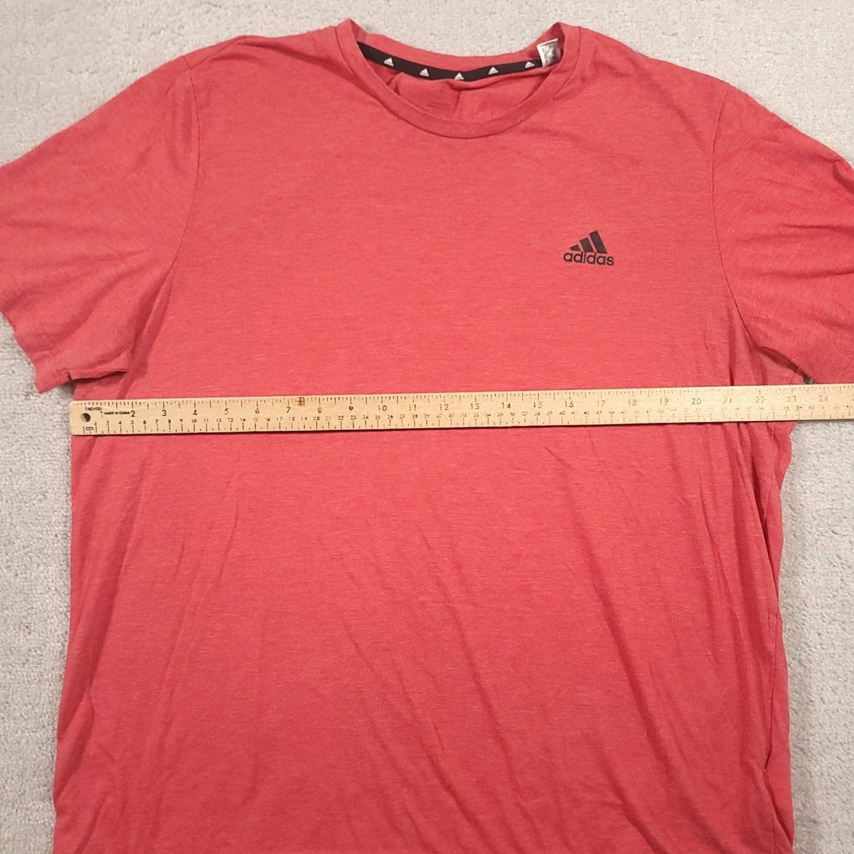 Adidas Adidas AEROREADY Shirt Mens XL Pink Short Sleeve Tee Top Size US XL / EU 56 / 4 - 3 Thumbnail