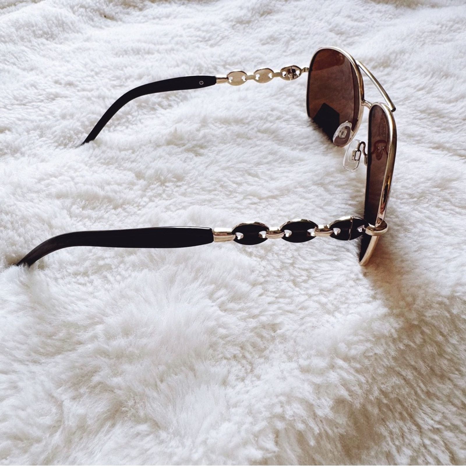 Other Brooklyn Brown Sleek Aviator Sunglasses Size ONE SIZE - 8 Thumbnail