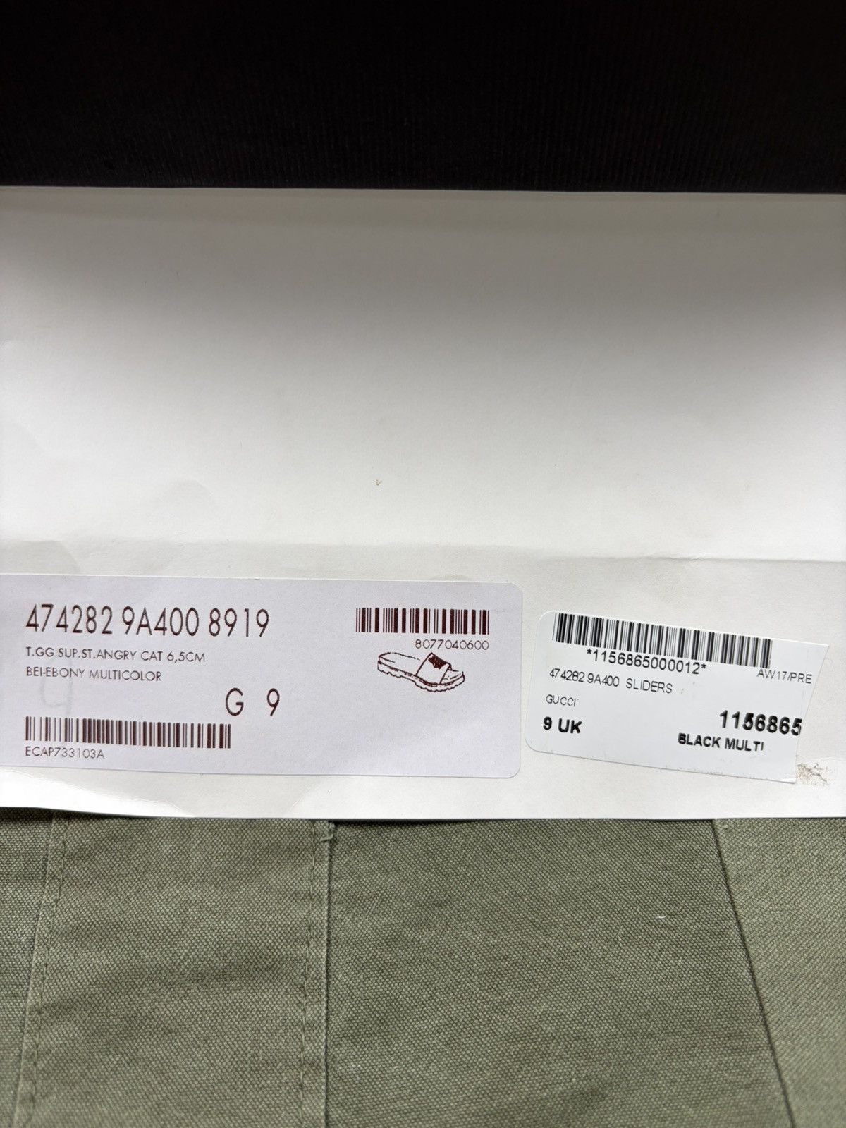 Gucci Angry Cat Slides Size US 9 / EU 42 - 6 Thumbnail