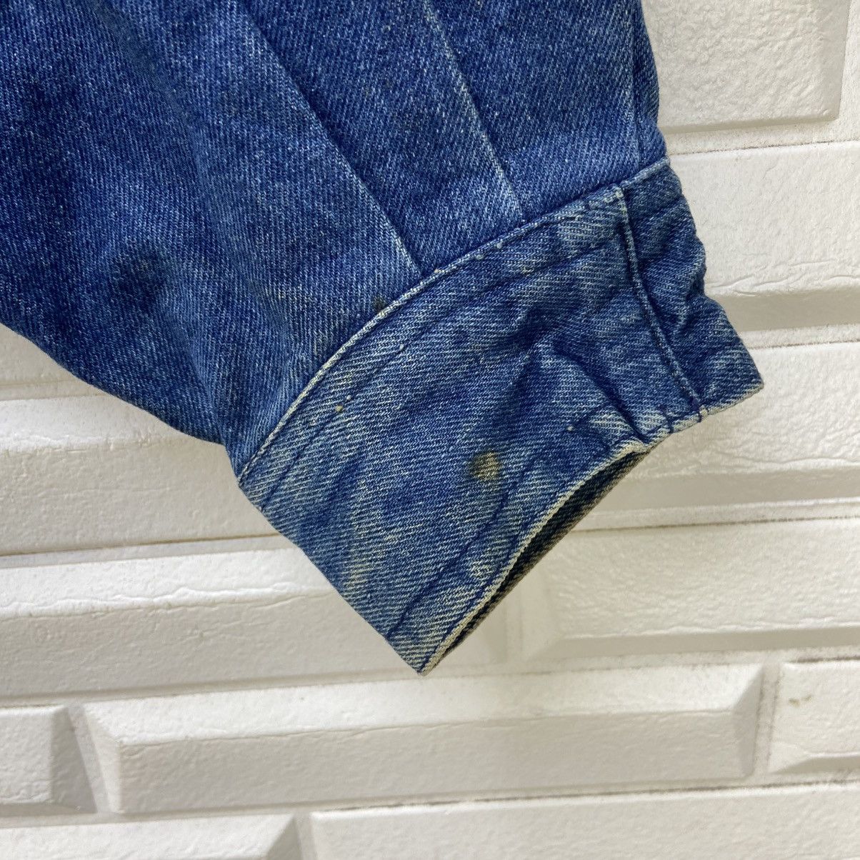 Trussardi Vintage Trussardi Oversize Loose Bomber Style Denim Jacket Size US S / EU 44-46 / 1 - 9 Thumbnail