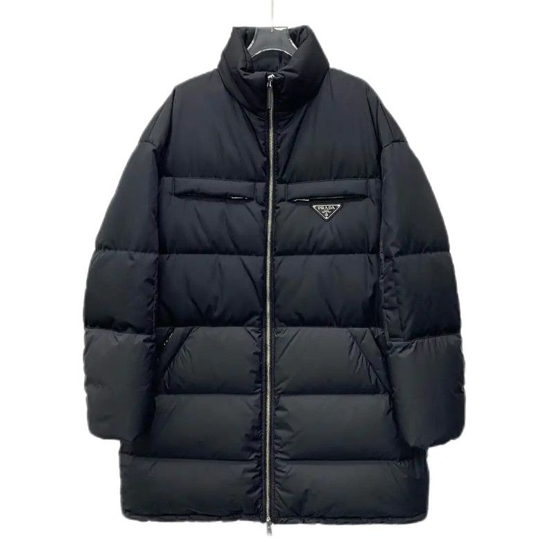 Prada Prada Men's Black Down Jacket Size US L / EU 52-54 / 3 - 1 Thumbnail