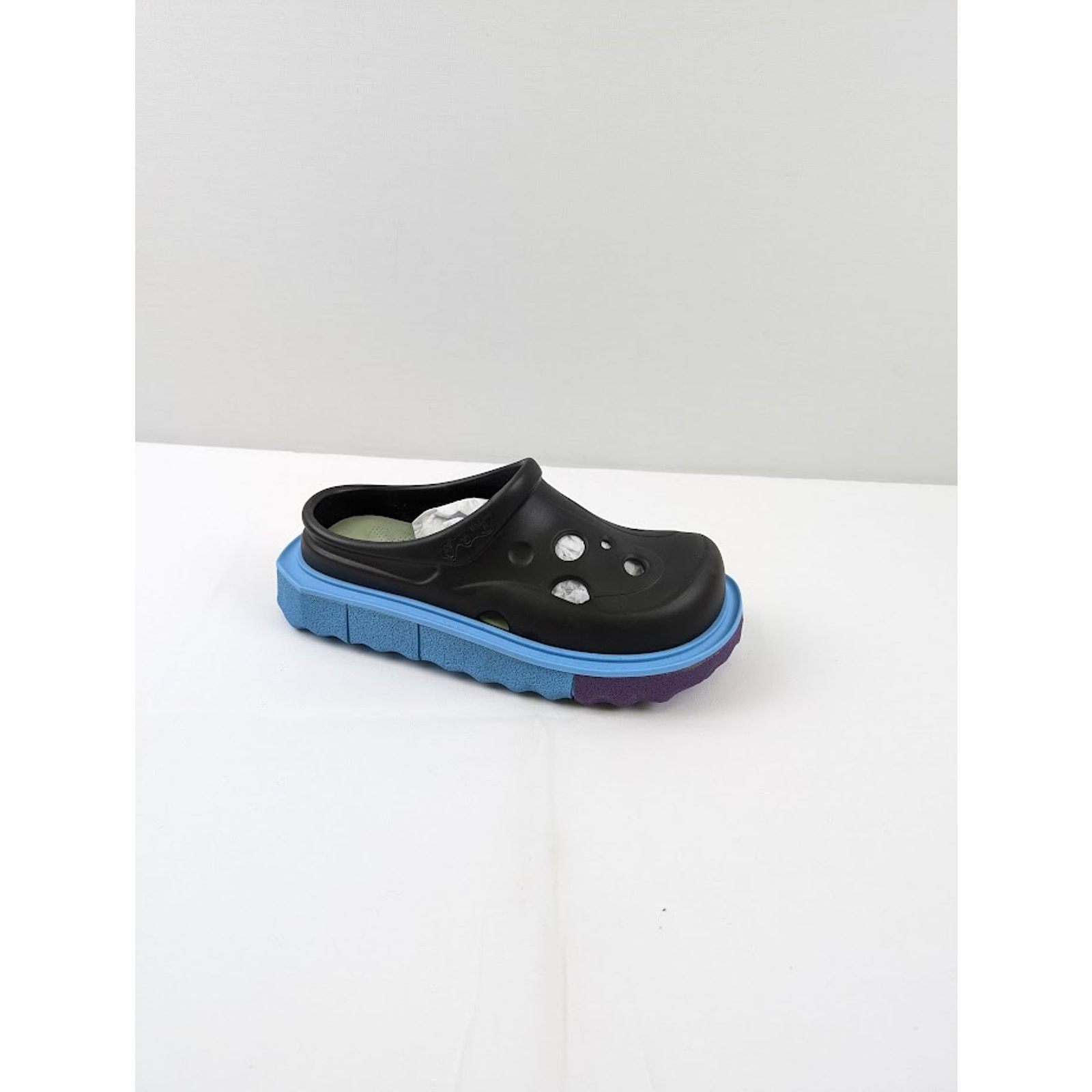 Off-White o1rshd1 Sponge Sole Meteor Slippers in Black / Blue Size US 9 / EU 42 - 1 Thumbnail
