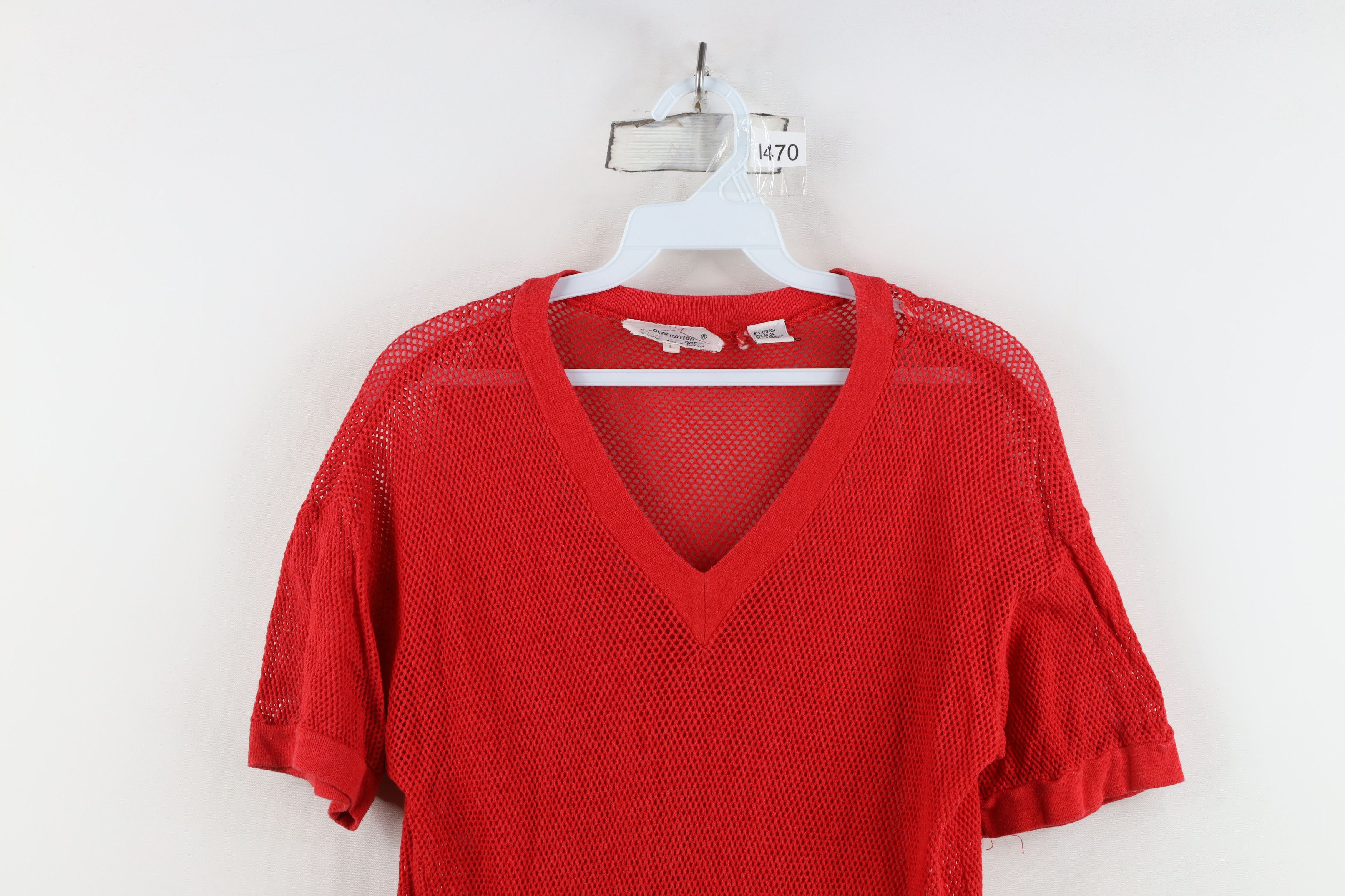 Vintage Vintage 80s 90s Streetwear Mesh Ringer T-Shirt Gay Pride Size US L / EU 52-54 / 3 - 2 Thumbnail