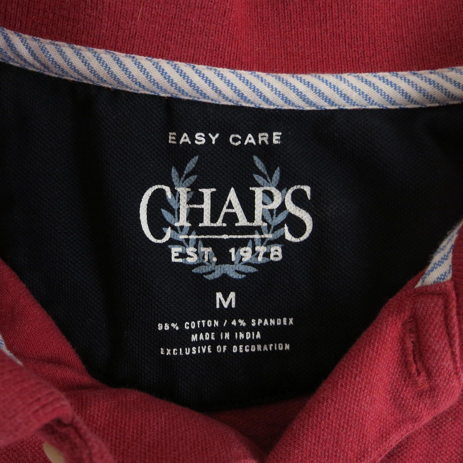 Chaps Chaps Red Polo Shirt with Embroidered Logo Men's Medium Size US M / EU 48-50 / 2 - 4 Thumbnail