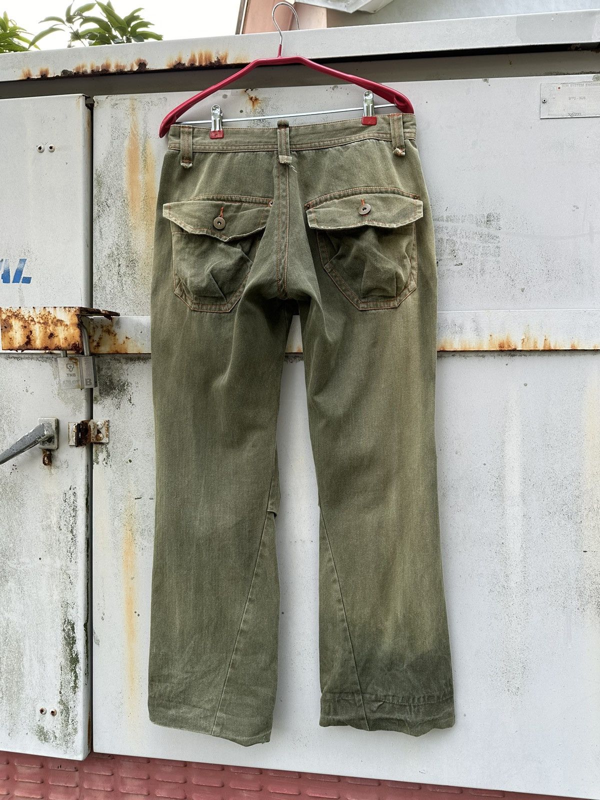 Vintage 👹Vintage Faded Garments Mens Cargo Pants Size US 30 / EU 46 - 8 Thumbnail