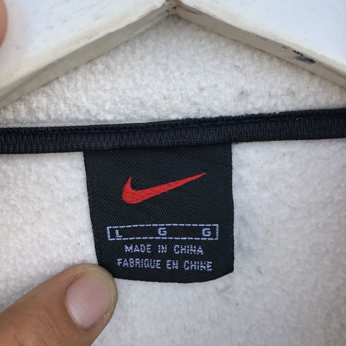 Nike Vintage Nike fleece Jacket Pullover Sweatshirt Size US L / EU 52-54 / 3 - 8 Thumbnail