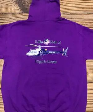 Grailed Gildan "Life Net 2 Flight Crew" Helicopter Graphic Hoodie Size US M / EU 48-50 / 2 - 3 Thumbnail