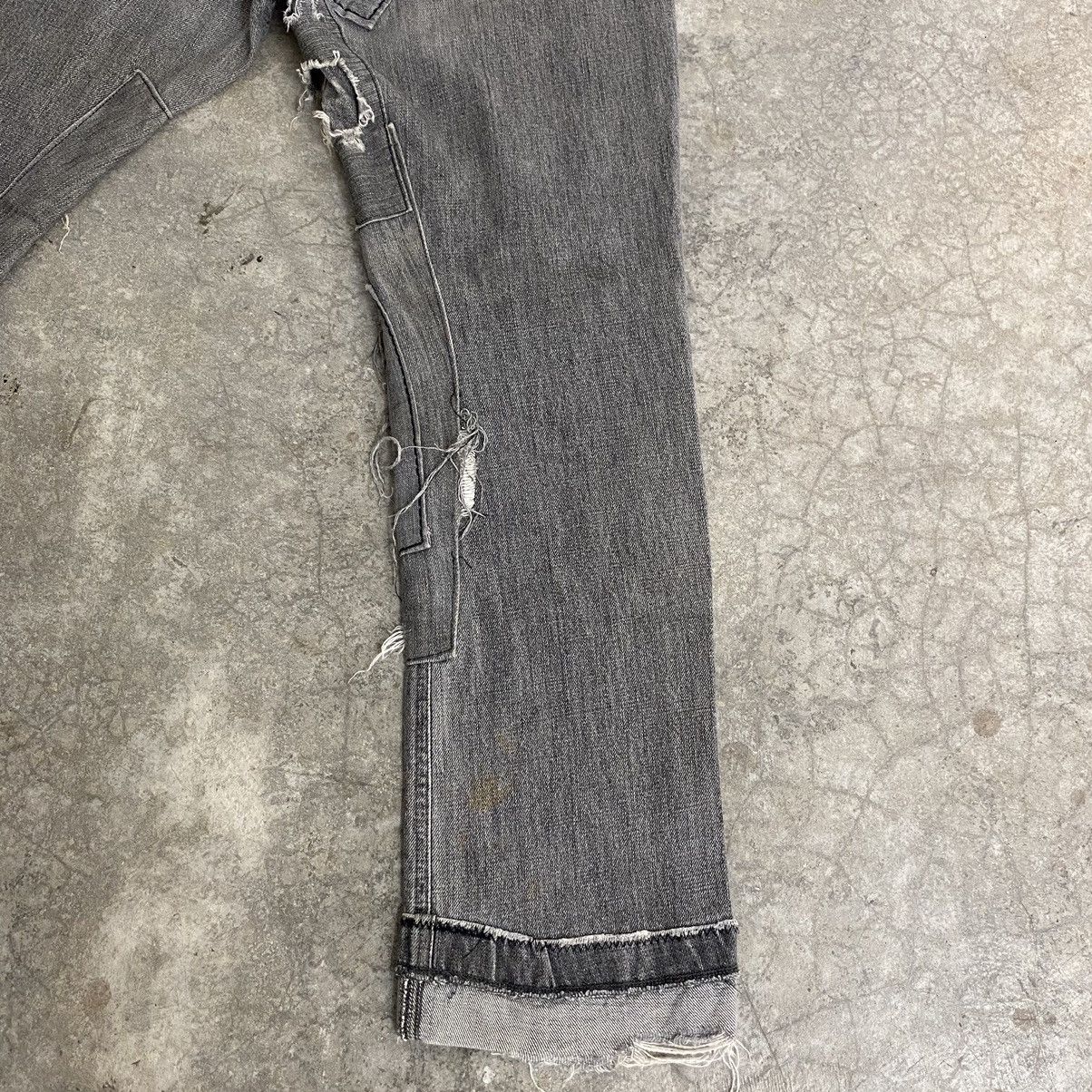 TMT VTG TMT Reconstructed Distressed Cropped Jeans Size US 30 / EU 46 - 19 Thumbnail