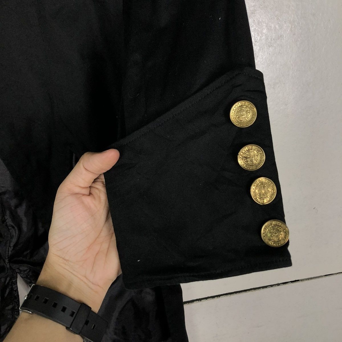 Japanese Brand 🔥VINTAGE RARE BIKER JACKET PUNK DESIGN BODY LINE JAPAN Size US S / EU 44-46 / 1 - 19 Thumbnail