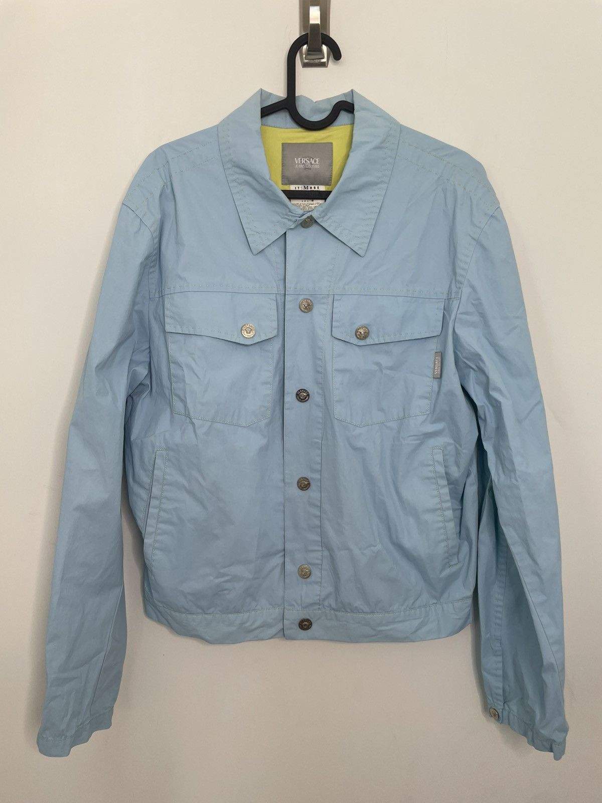 Versace Jeans Couture Versace Jeans Couture Jacket Light Blue Size Medium Size M / US 6-8 / IT 42-44 - 1 Thumbnail