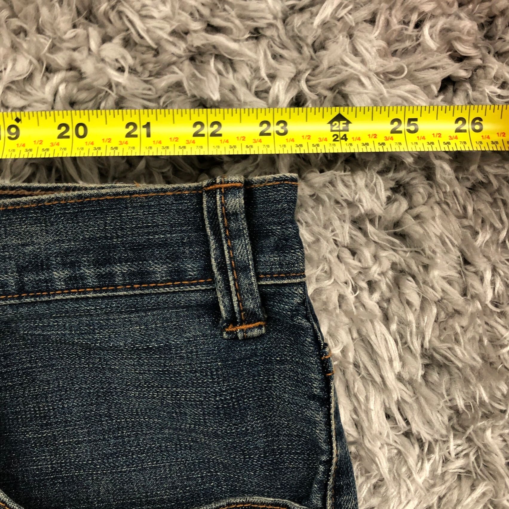 Vintage Foundry Jeans Size 38x32 Mens Relaxed Straight Leg Dark Wash Blue Denim Size US 38 / EU 54 - 2 Thumbnail