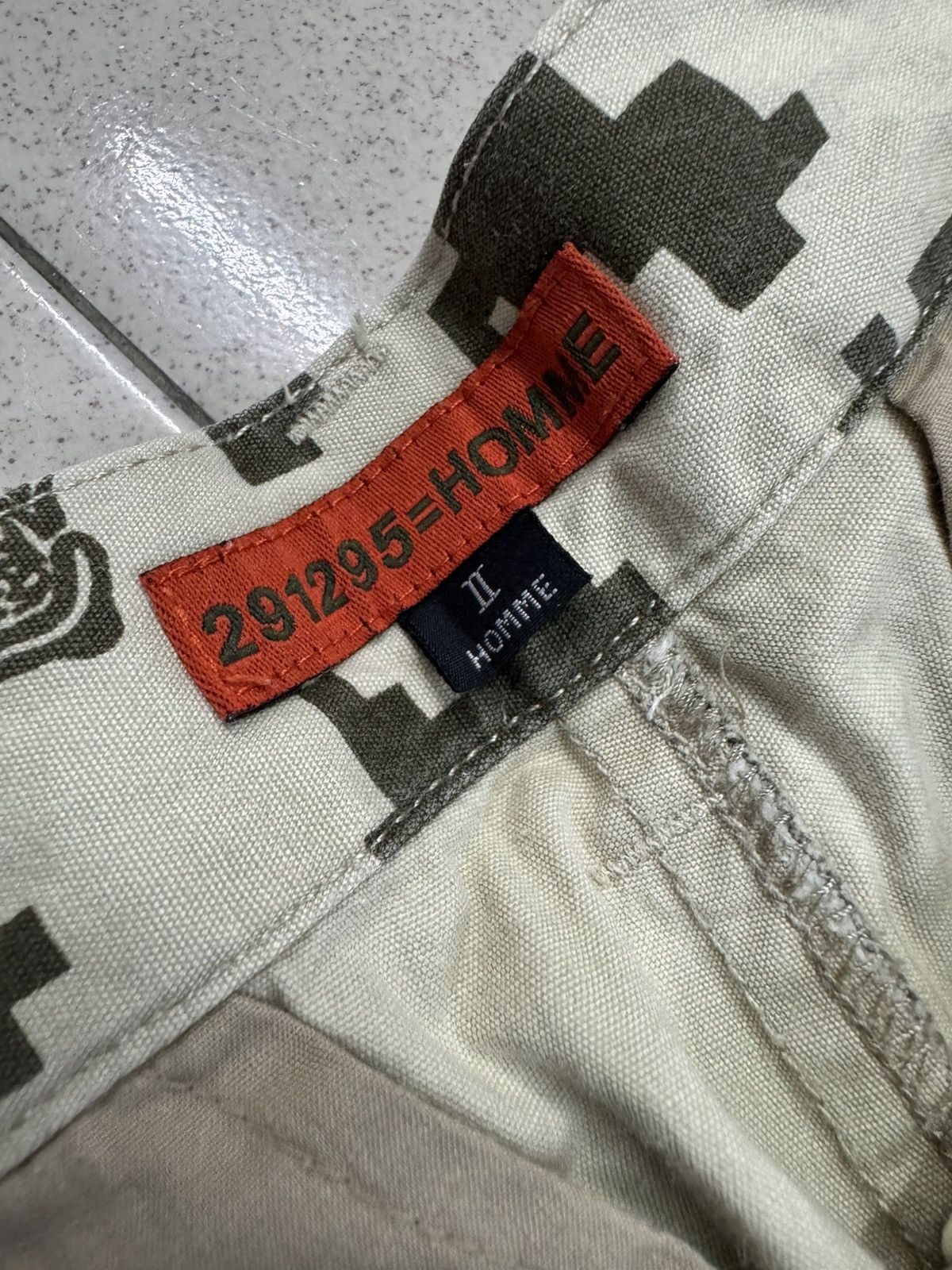 291295=Homme 291295 HOMME DIGITAL CAMOUFLAGE CROPPED PANTS Size US 31 - 3 Thumbnail