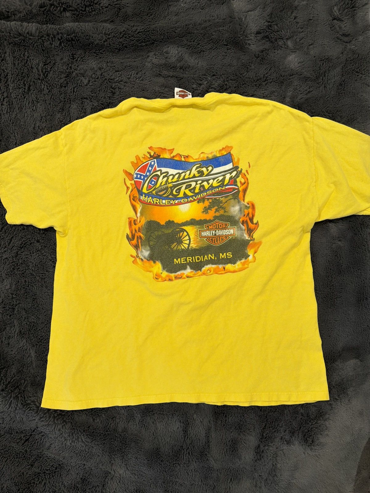 Harley Davidson Harley Davidson Vintage Tee Size US XL / EU 56 / 4 - 2 Thumbnail