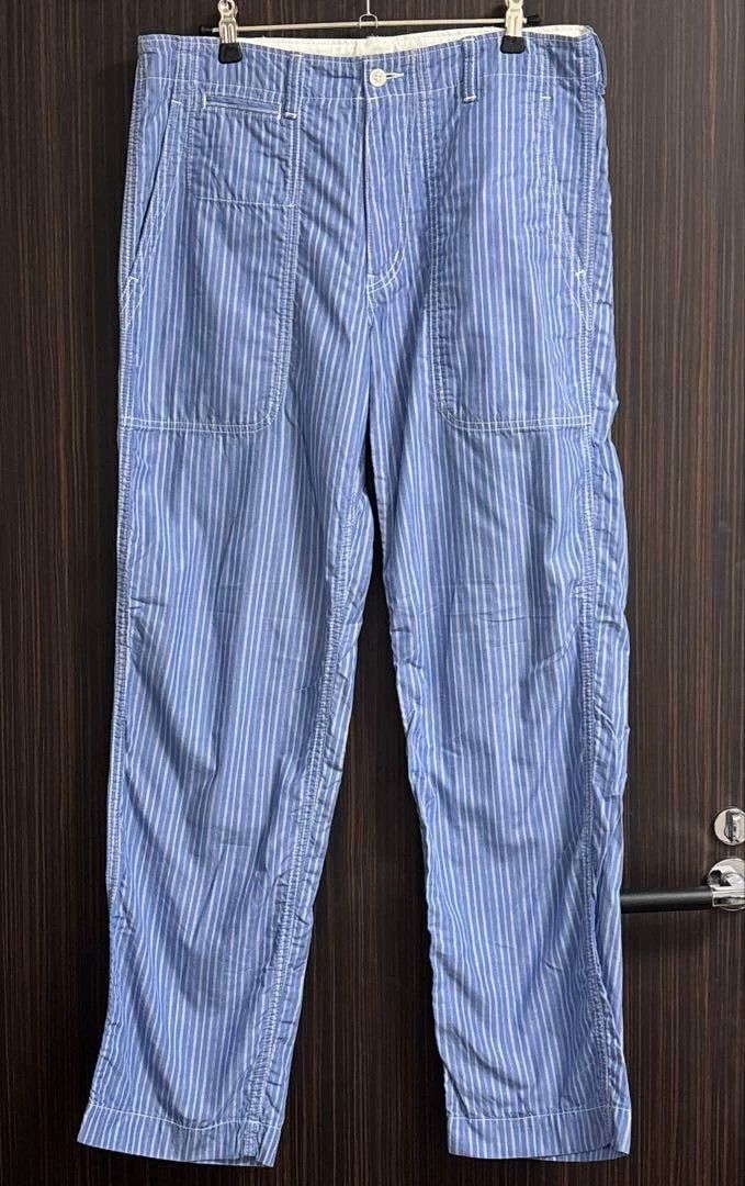 Comme des Garcons Comme Des Garcons Striped casual pants 2505-Nextarrow Size 27" / US 4 / IT 40 - 1 Thumbnail