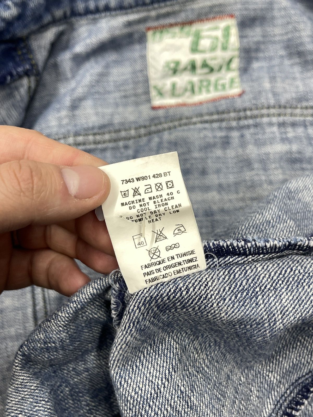 Miss Sixty Vintage Miss Sixty Denim Jacket Zip Up Biker Style Blue Y2K Size XL / US 12-14 / IT 48-50 - 12 Thumbnail
