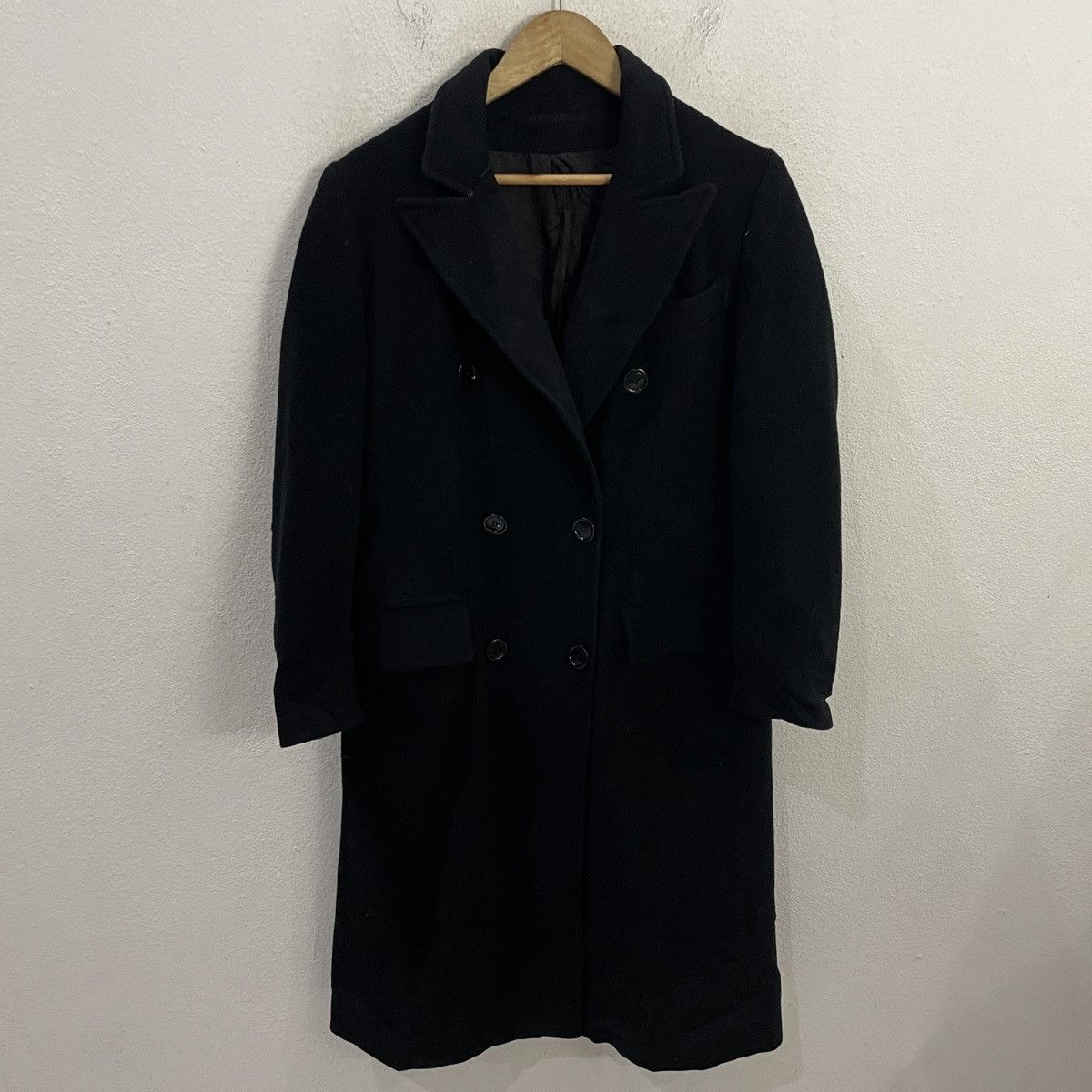 American Apparel Vintage Unbranded Cashemere Trench Coat Size US M / EU 48-50 / 2 - 2 Thumbnail