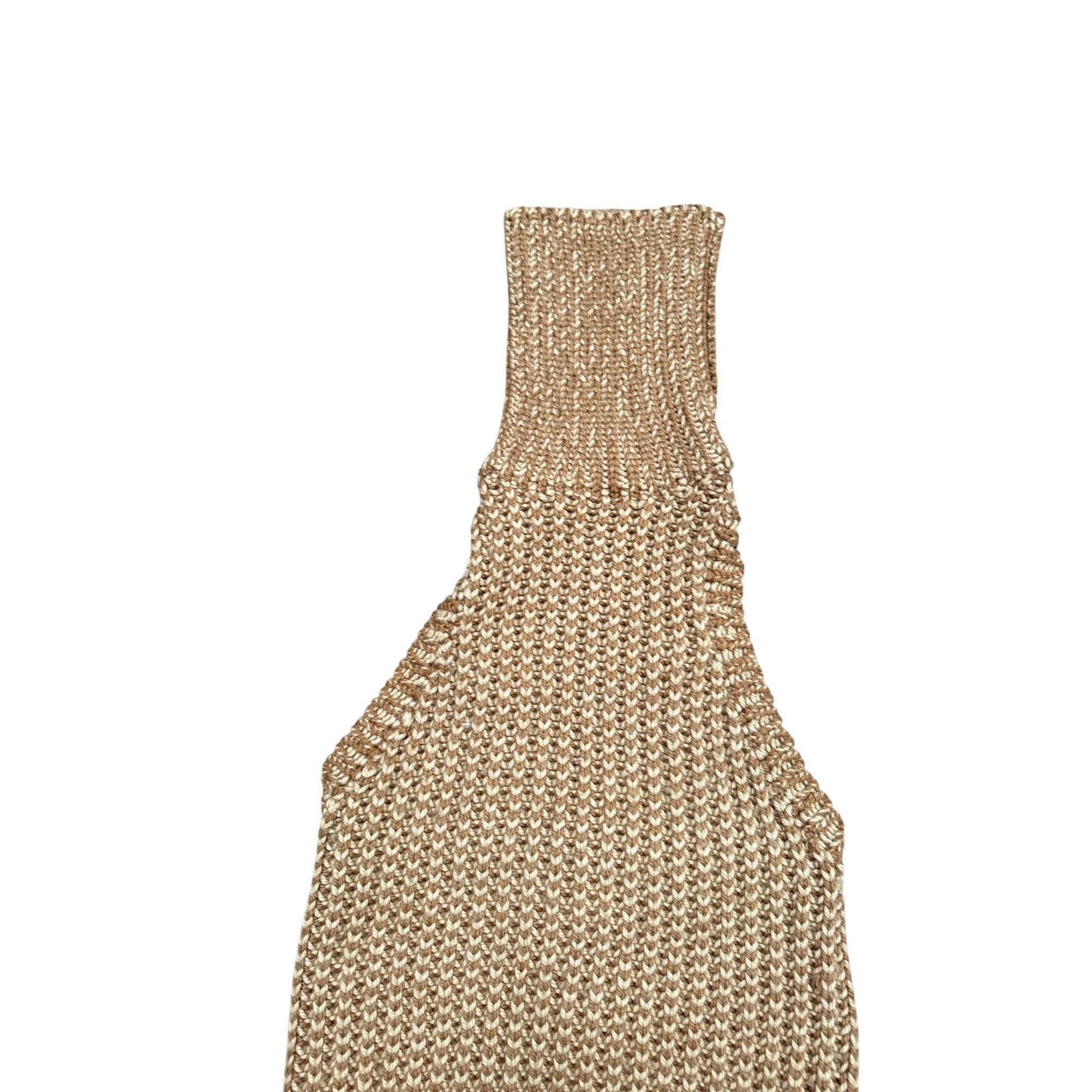 Miu Miu Beige Wool Open Back Vest Size XS / US 0-2 / IT 36-38 - 3 Thumbnail