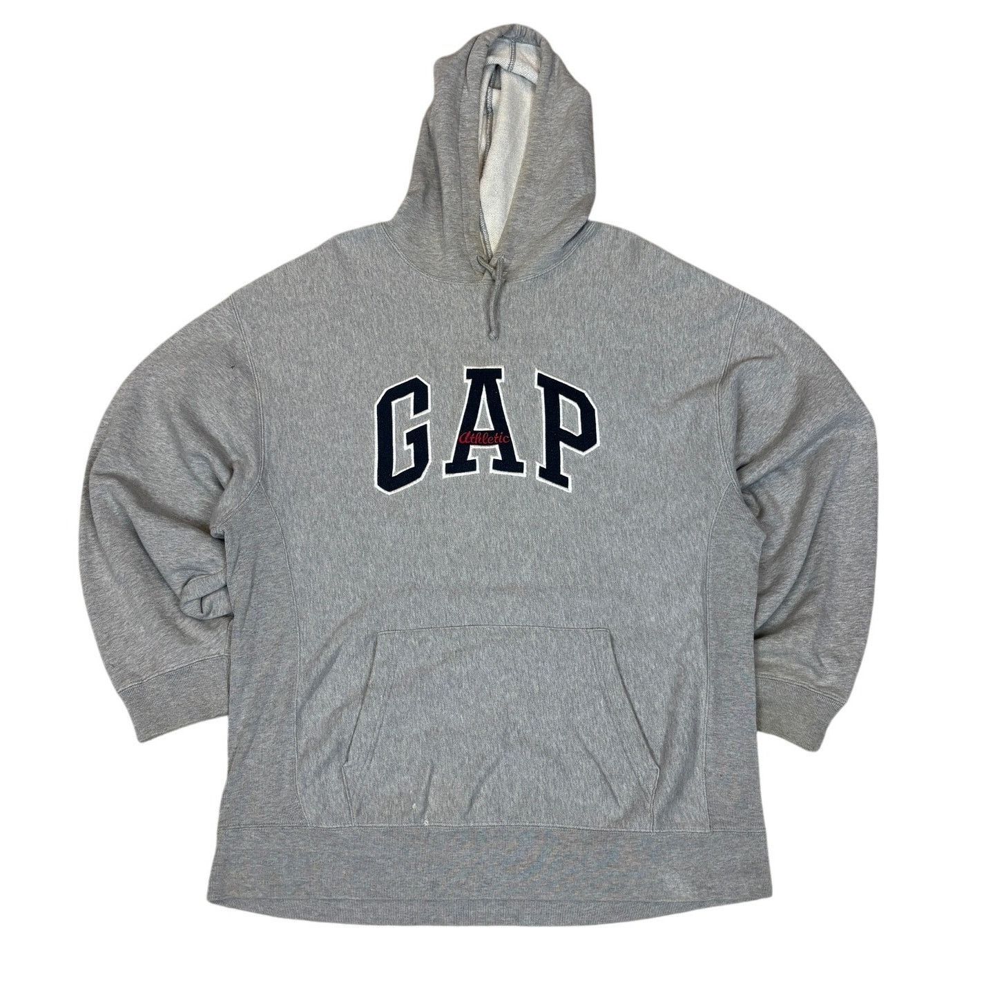 Gap × Vintage Vintage Y2K Gap Athletic Spellout Hoodie Men's Large Grunge Size US L / EU 52-54 / 3 - 1 Thumbnail