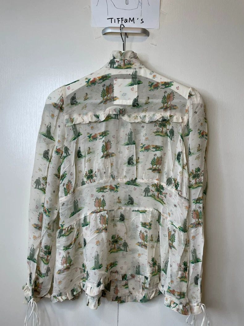 Undercover UNDERCOVER2002 Silk Chiffon Shirt 2504-Nextarrow Size M / US 6-8 / IT 42-44 - 6 Thumbnail