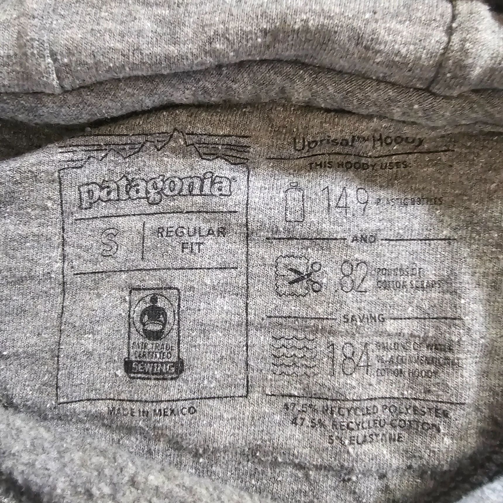 Patagonia Patagonia Hoodie Womens Small Gray Bear Logo Pullover Hooded Pockets Long Sleeve Shirt Regular Fit Size S / US 4 / IT 40 - 3 Thumbnail