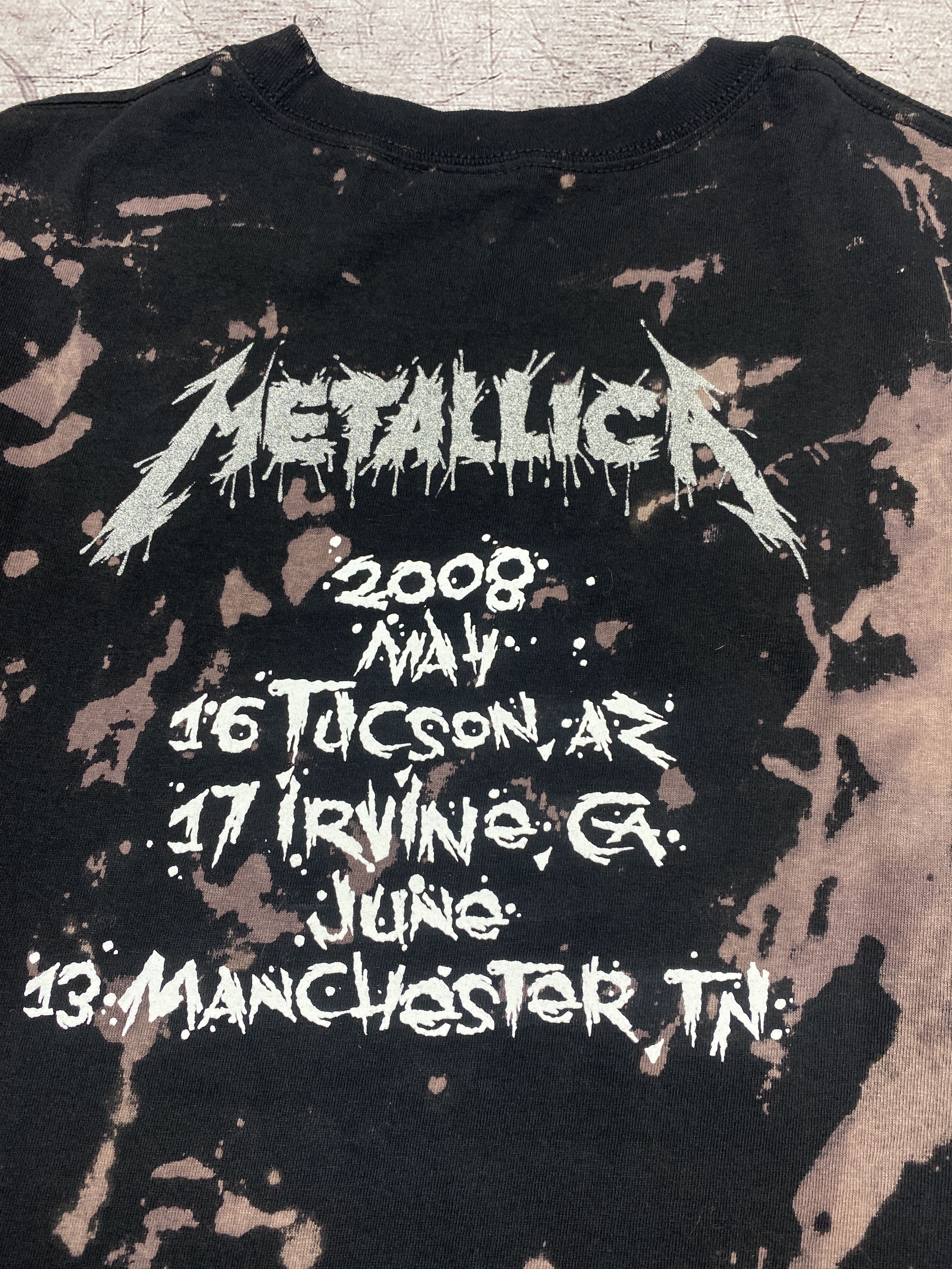 Band Tees × Metallica × Vintage Metallica 2008 Vintage Rock Band Mens T-Shirt Size US L / EU 52-54 / 3 - 7 Thumbnail