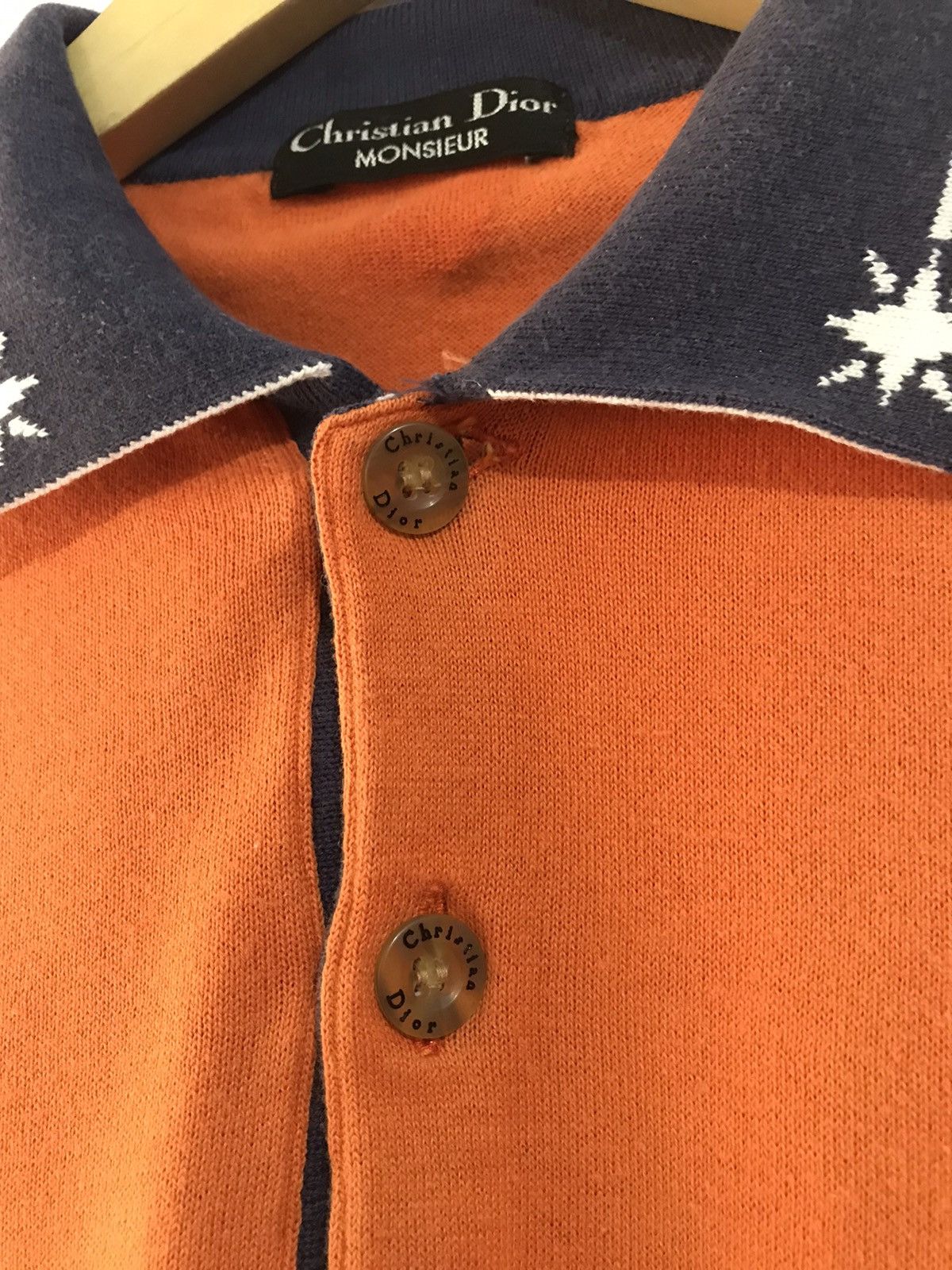 Christian Dior Monsieur × Vintage Vintage Christian Dior Monsieur Poloshirt Size US L / EU 52-54 / 3 - 3 Thumbnail