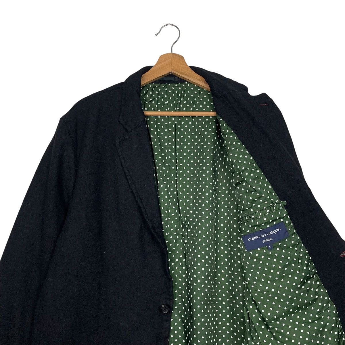 Comme des Garcons Homme Comme Des Garcons Homme Wool Casual Jacket Size US L / EU 52-54 / 3 - 10 Thumbnail