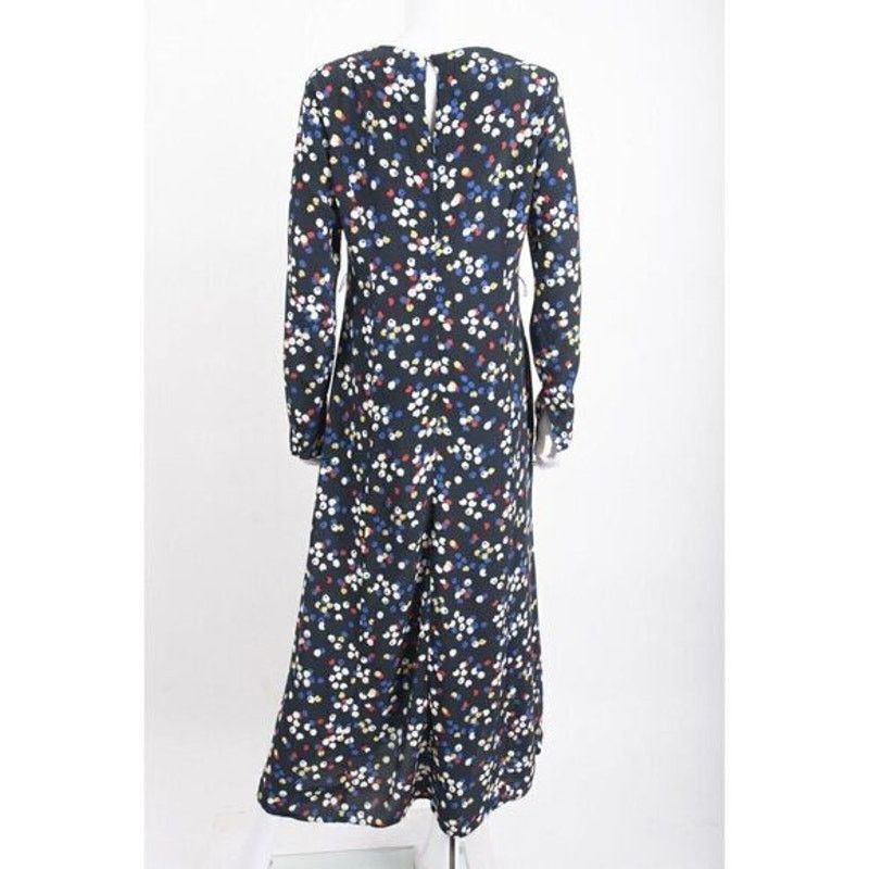Zara ZARA BLOGGER FAVORITE LONG PRINT DRESS BLACK Size L / US 10 / IT 46 - 12 Thumbnail