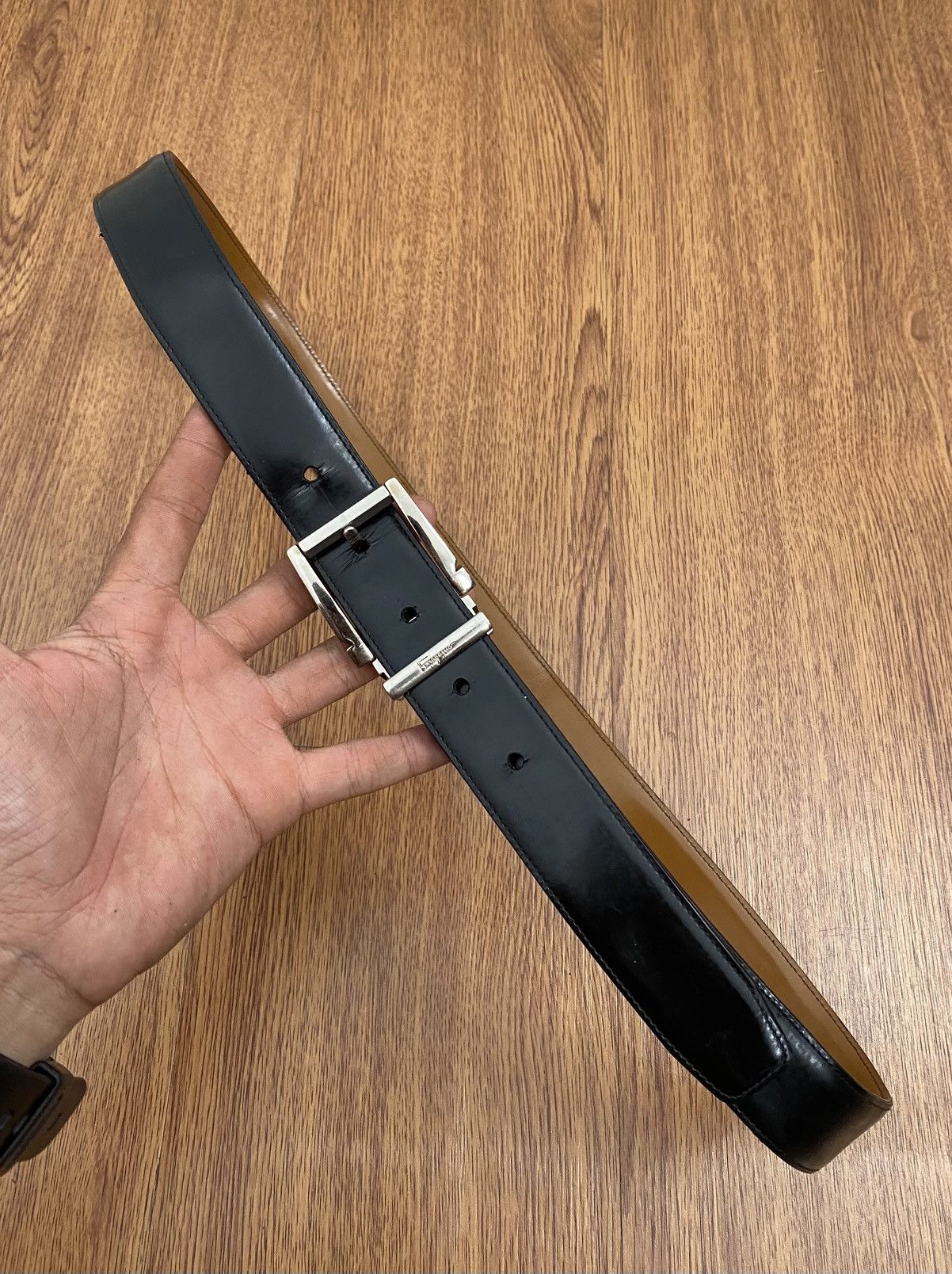 Salvatore Ferragamo Salvatore Ferragamo Reversible lether belt Size ONE SIZE - 6 Thumbnail