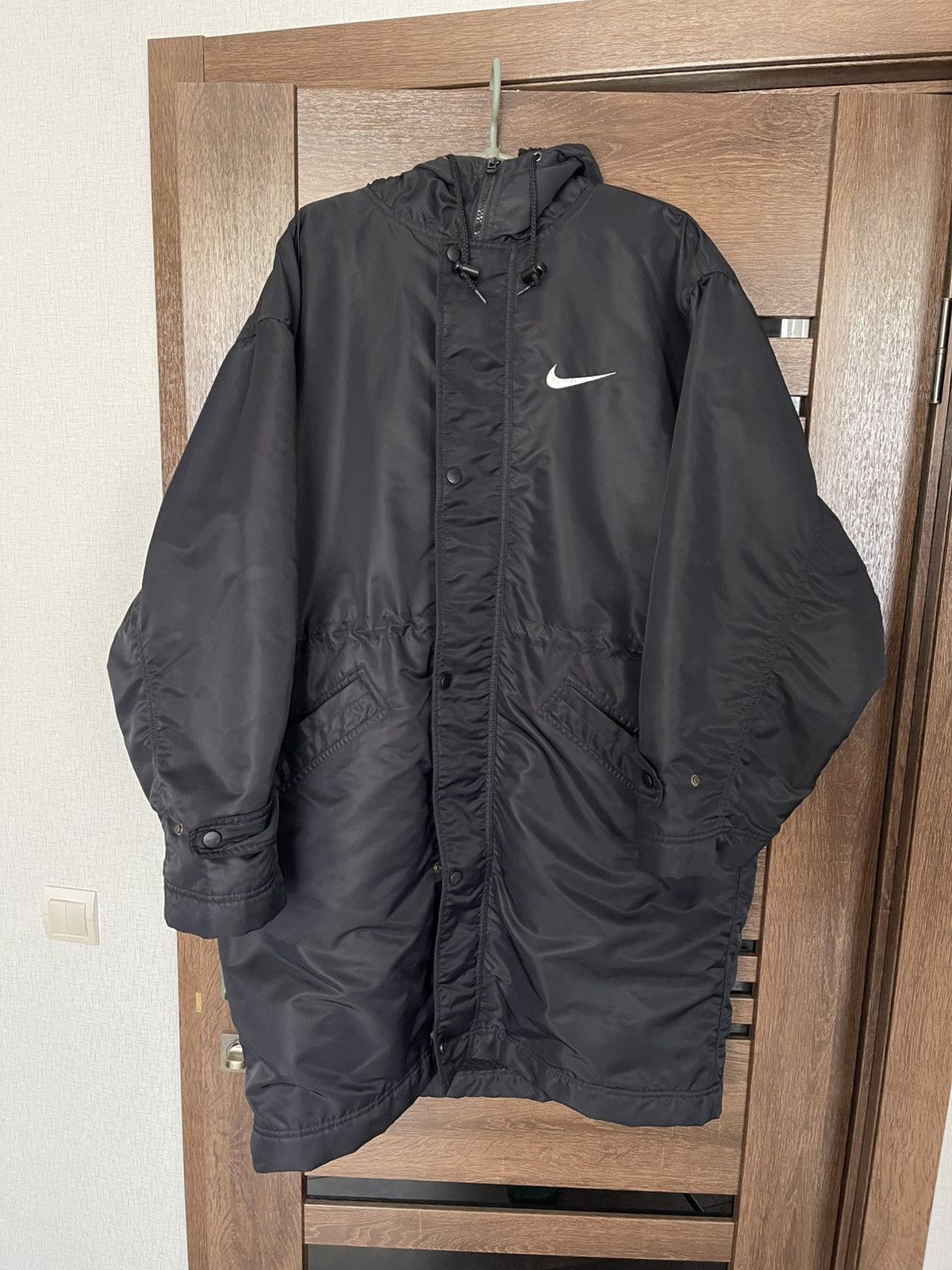 Nike Nike Vintage Parka Jacket Big Logo Swoosh 90s Size US L / EU 52-54 / 3 - 5 Thumbnail