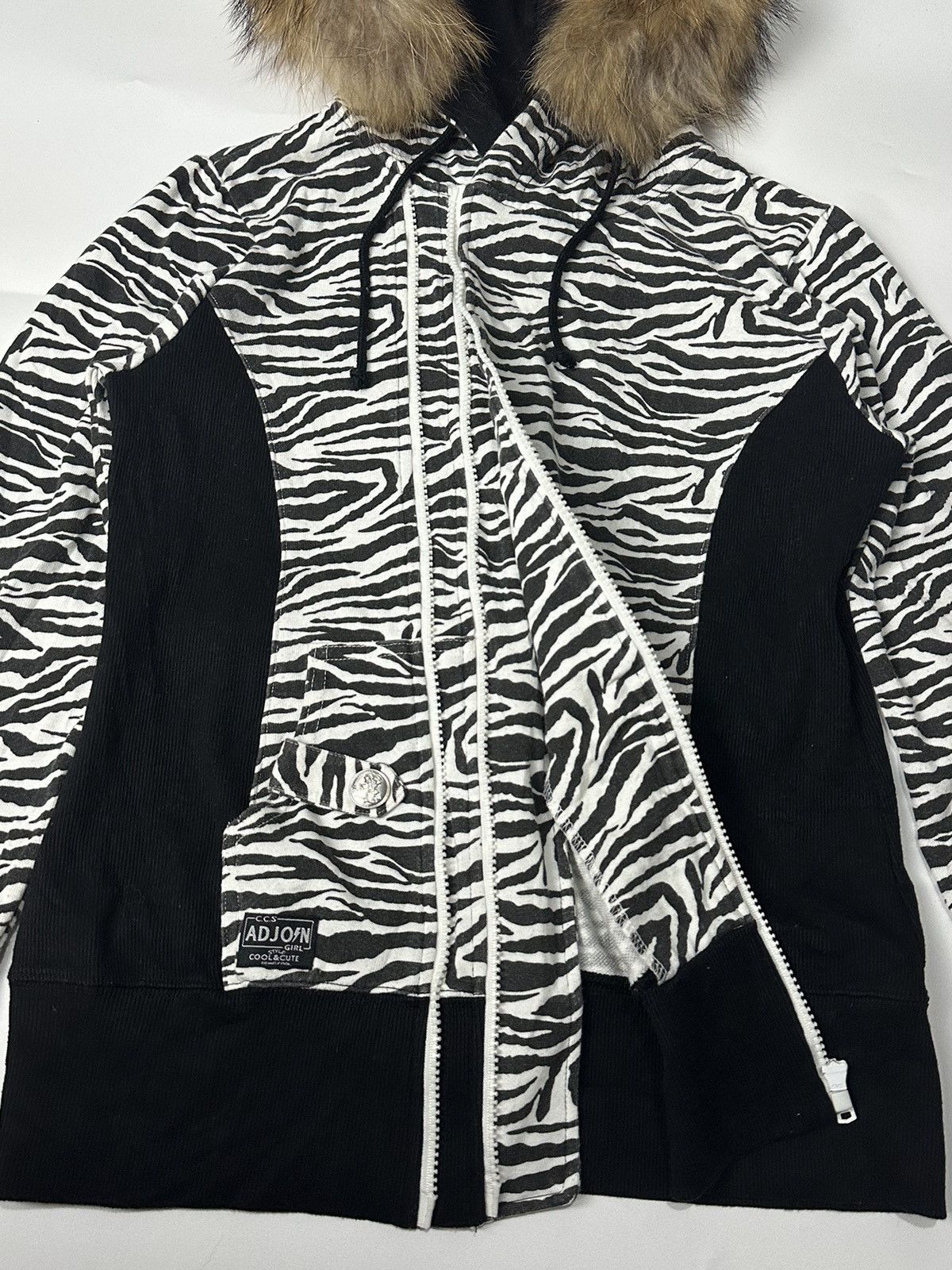 If Six Was Nine × Japanese Brand × Le Grande Bleu (L.G.B.) Fur Hoodie Double Zipper Adjon lgb style Size US S / EU 44-46 / 1 - 4 Thumbnail