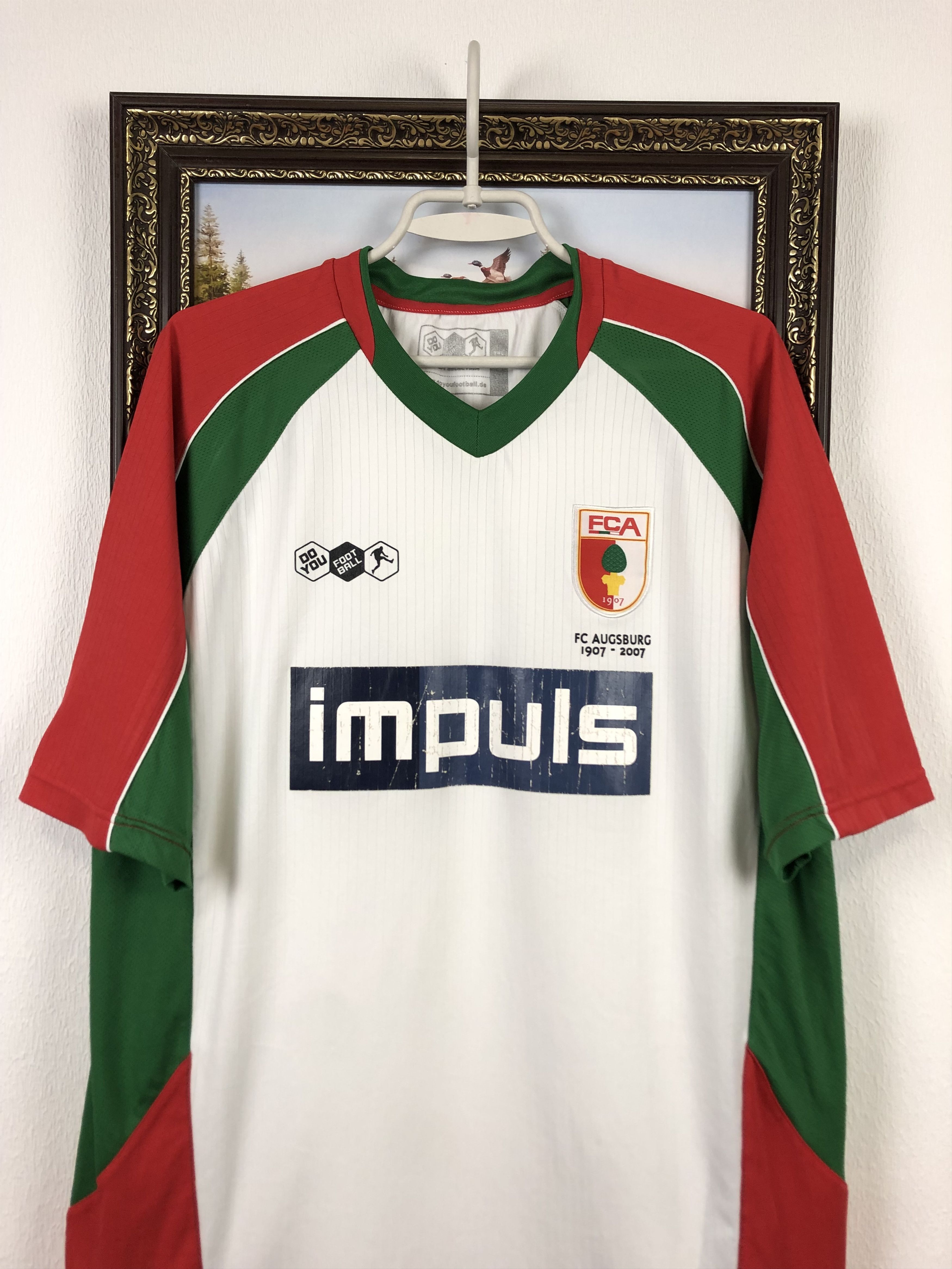 Other Augsburg Home football shirt 2007 Soccer Jersey Rare Size US XXL / EU 58 / 5 - 2 Thumbnail