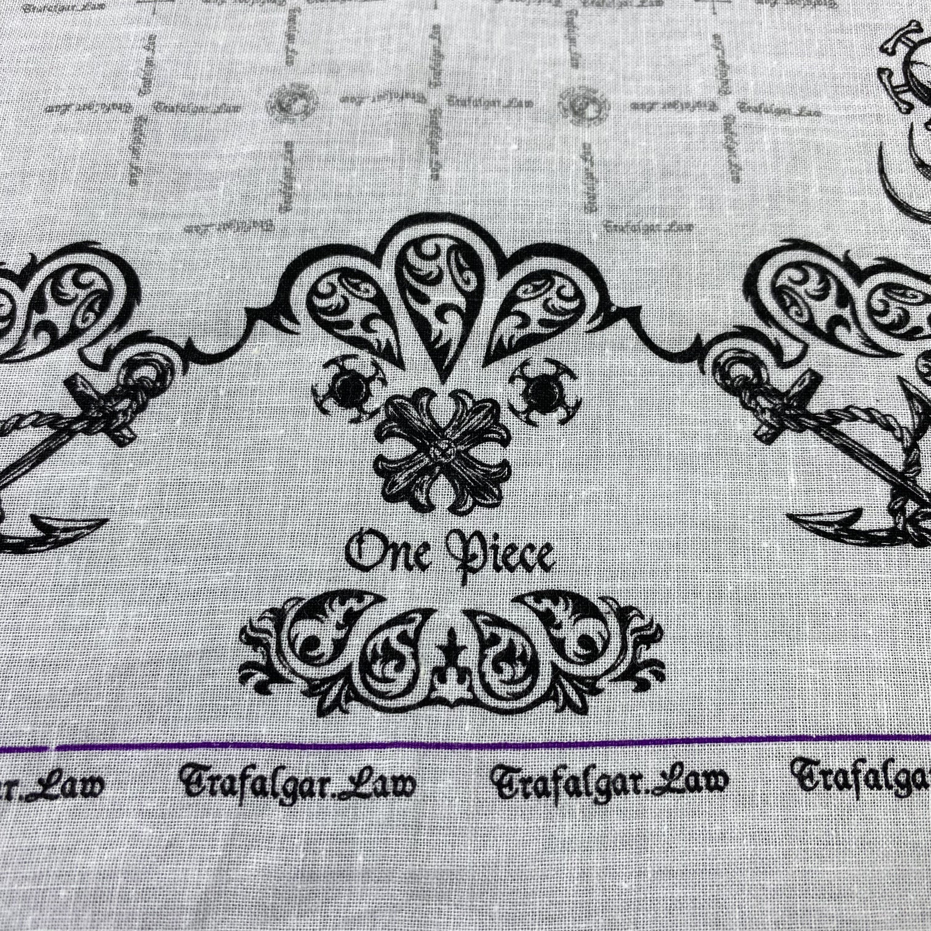 Anime × One Piece × Vintage One Piece Handkerchief / Bandana / Neckerchief-B832 Size ONE SIZE - 5 Thumbnail