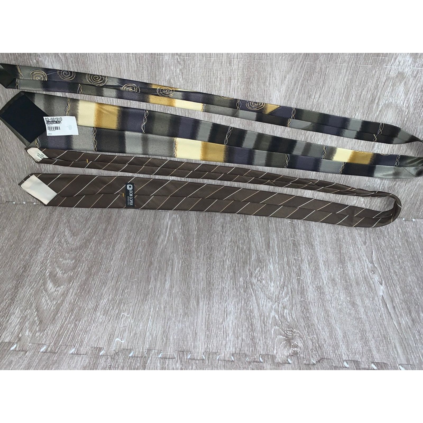 The Unbranded Brand Men's Geometric Tie Set 4pc Multicolor Business/Special Size ONE SIZE - 10 Thumbnail