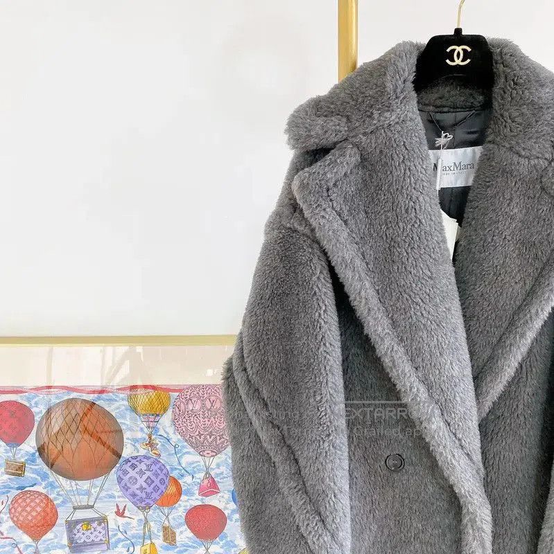 Max Mara MaxMara Winter Gray Wool Long Coat . Size S / US 4 / IT 40 - 2 Thumbnail