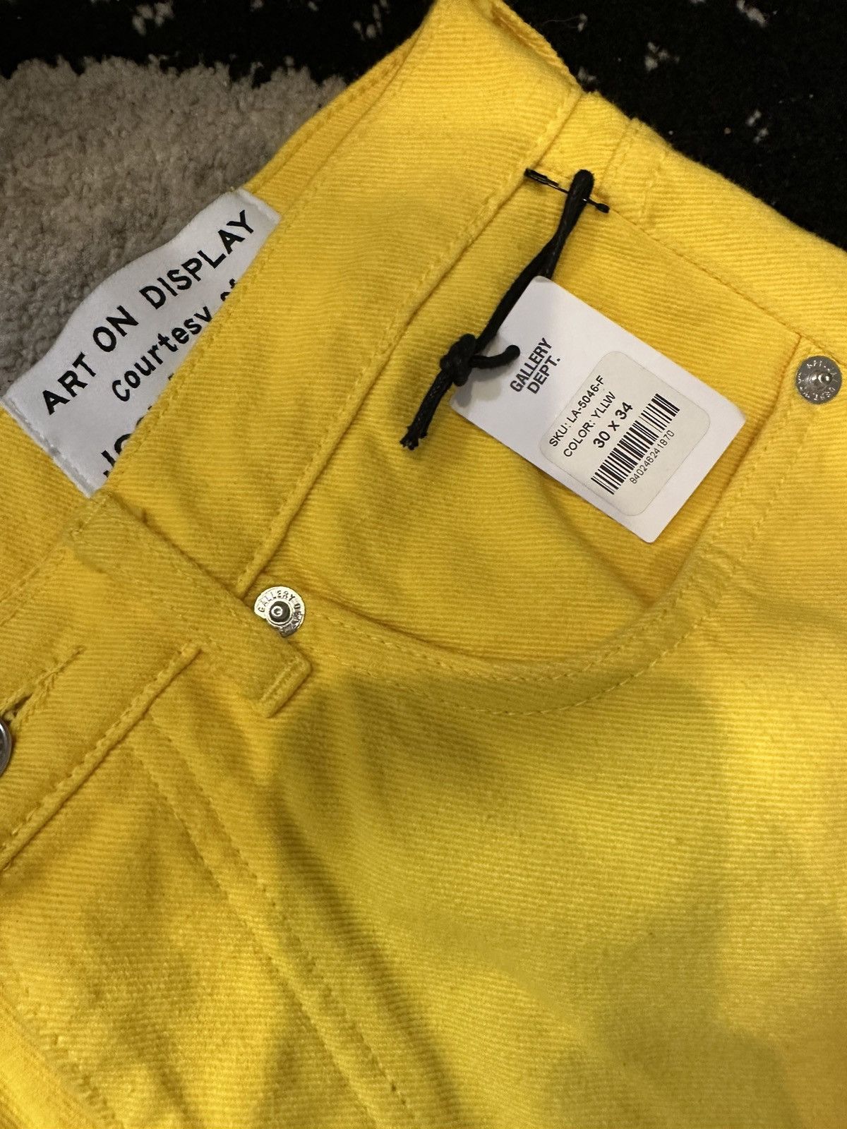 Gallery Dept. GALLERY DEPT. YELLOW FLARE Size US 30 / EU 46 - 6 Thumbnail