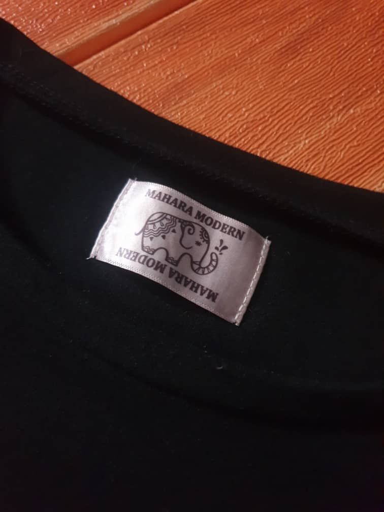 Japanese Brand Mahara modern longsleeve black Shirt Size L / US 10 / IT 46 - 2 Thumbnail