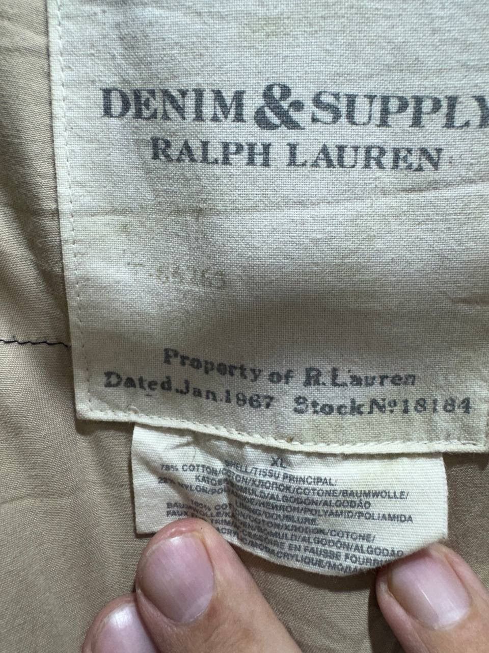 Ralph Lauren Vintage Denim & Supply Ralph Lauren Puffer / Down Jacket Size US XL / EU 56 / 4 - 23 Thumbnail
