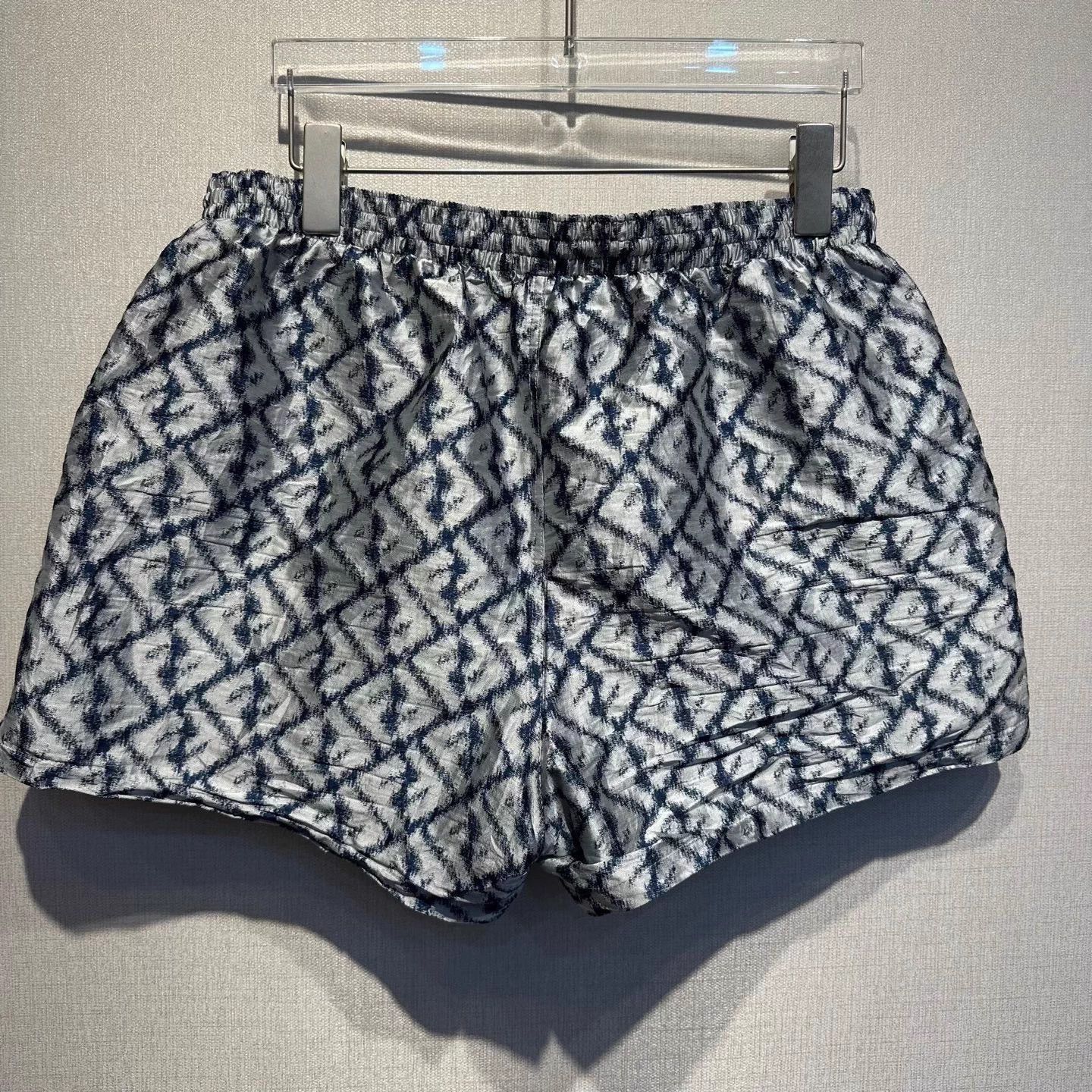 Fendi FENDI blue FF print short size 52 99 new Size US 36 / EU 52 - 4 Thumbnail