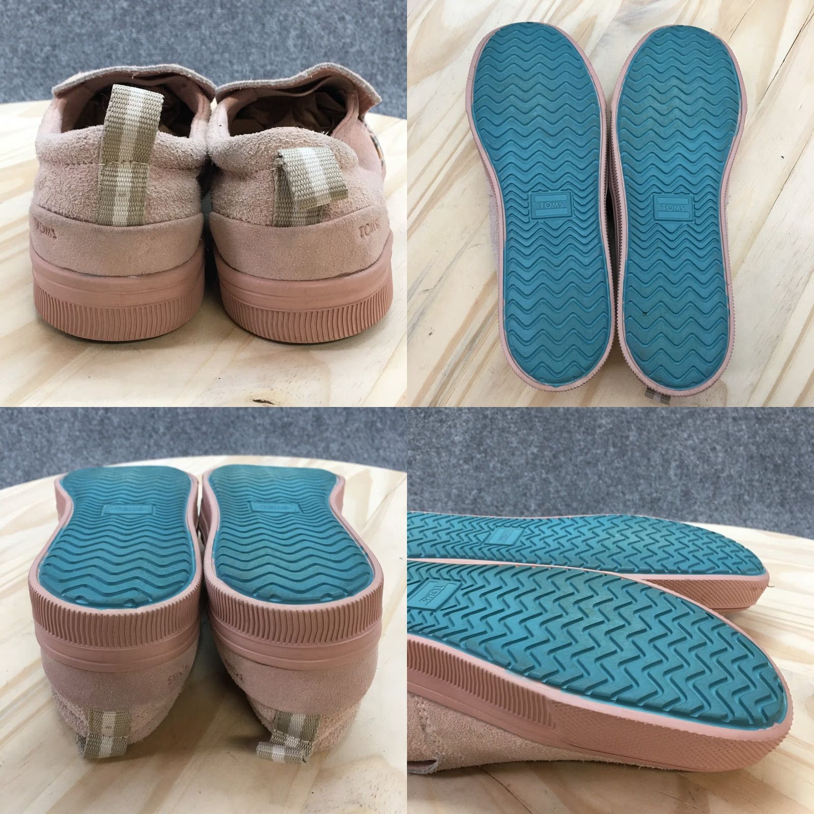 Toms TOMS Travel Lite Shoes Womens 8.5 Slip On Casual Comfort Round Toe Pink Size M / US 6-8 / IT 42-44 - 8 Thumbnail