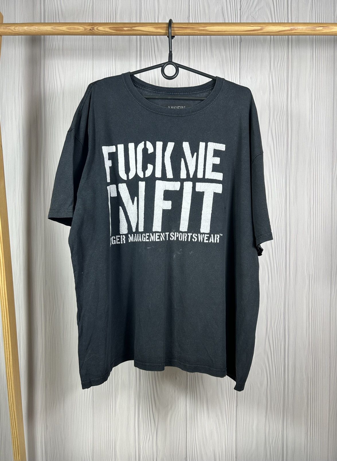 Band Tees Vintage Anger Management Fuck Me I’m Fit Gym Distressed Tee Size US XXL / EU 58 / 5 - 1 Thumbnail